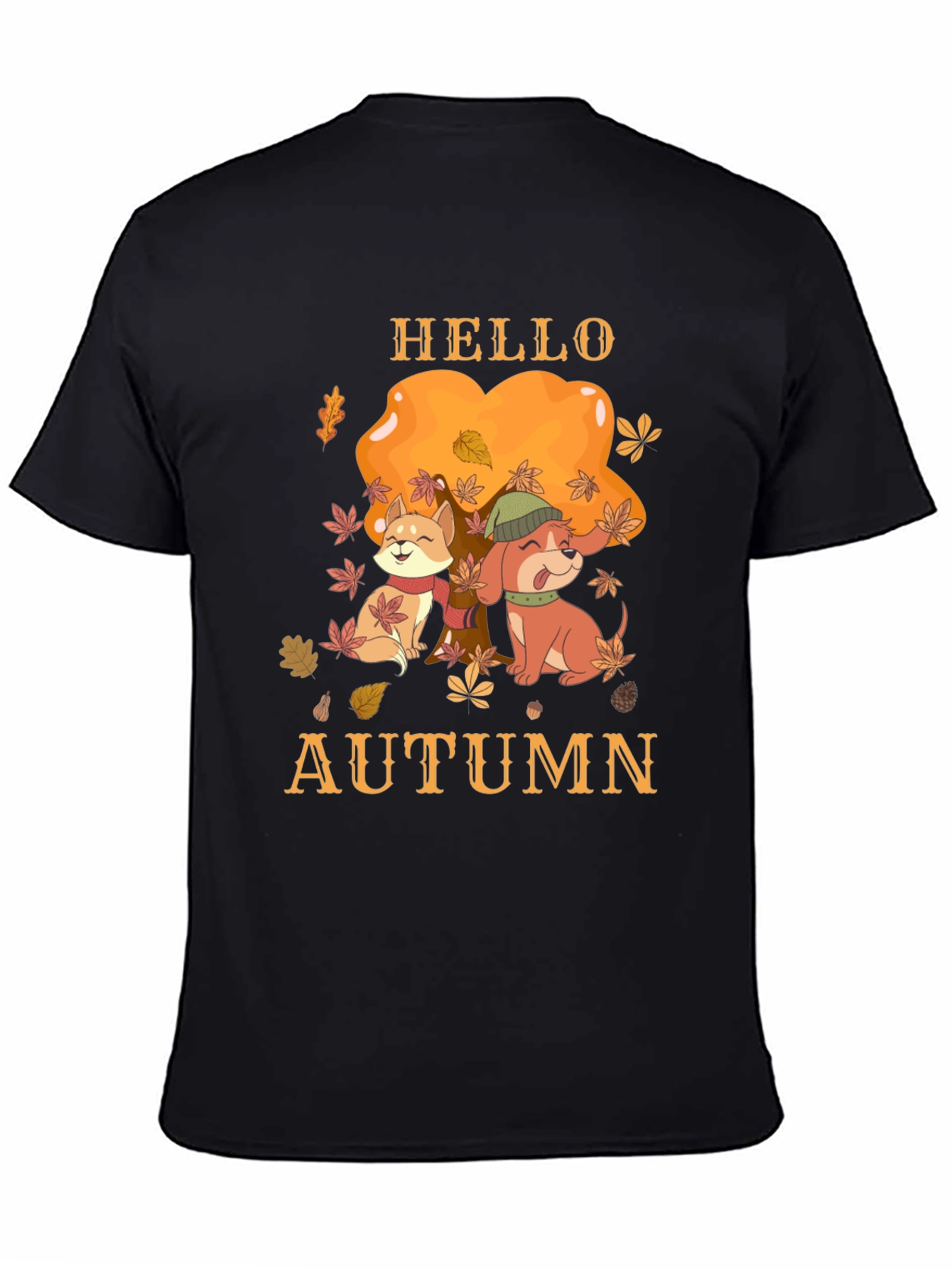 Hello Autumn Dog T-Shirt