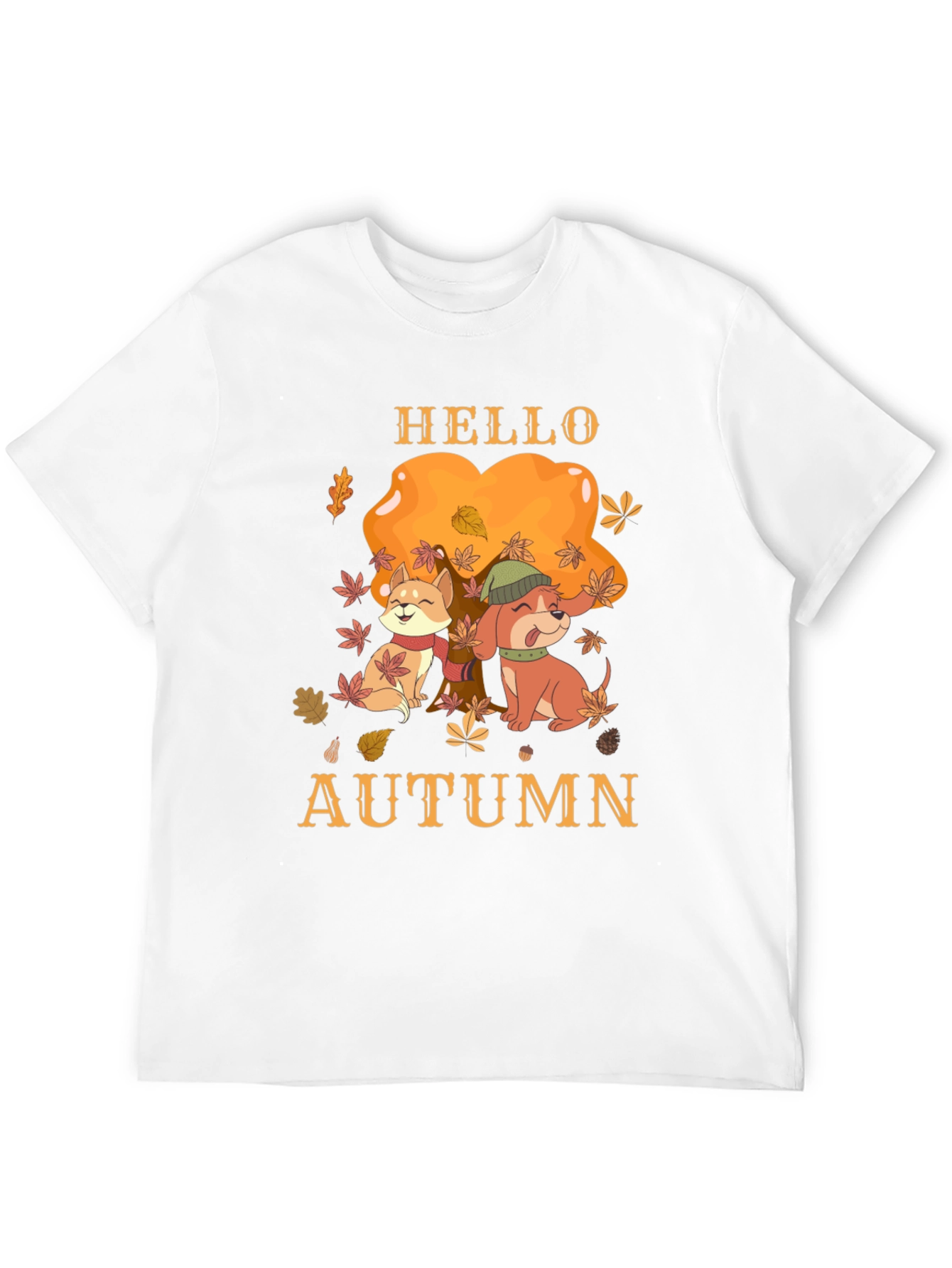 Hello Autumn Dog T-Shirt