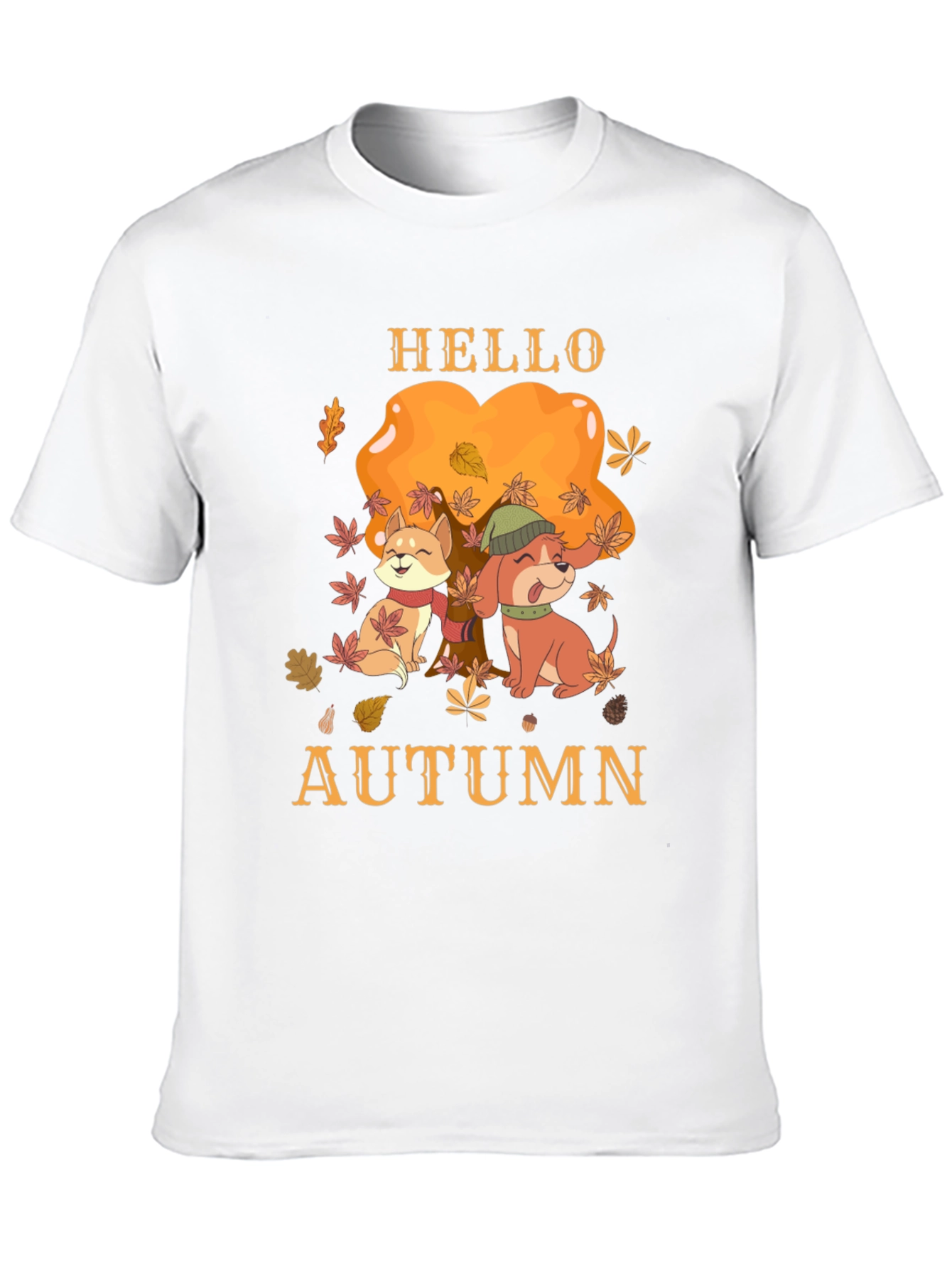 Hello Autumn Dog T-Shirt
