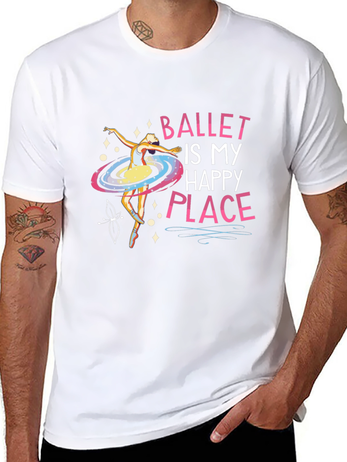 Ballet Is My Happy Place Graphic Tee