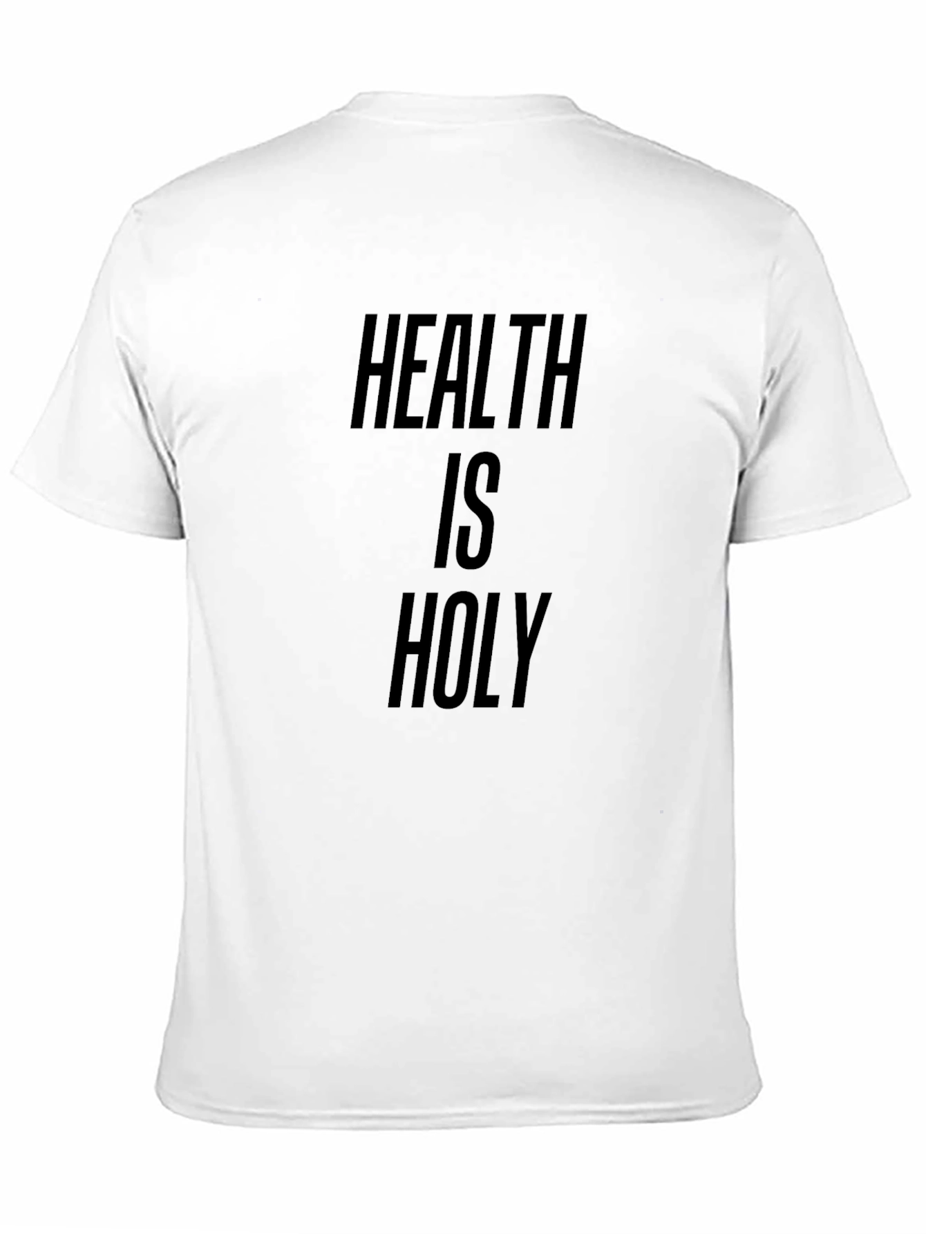 Health Is Holy Graphic Tee - Black