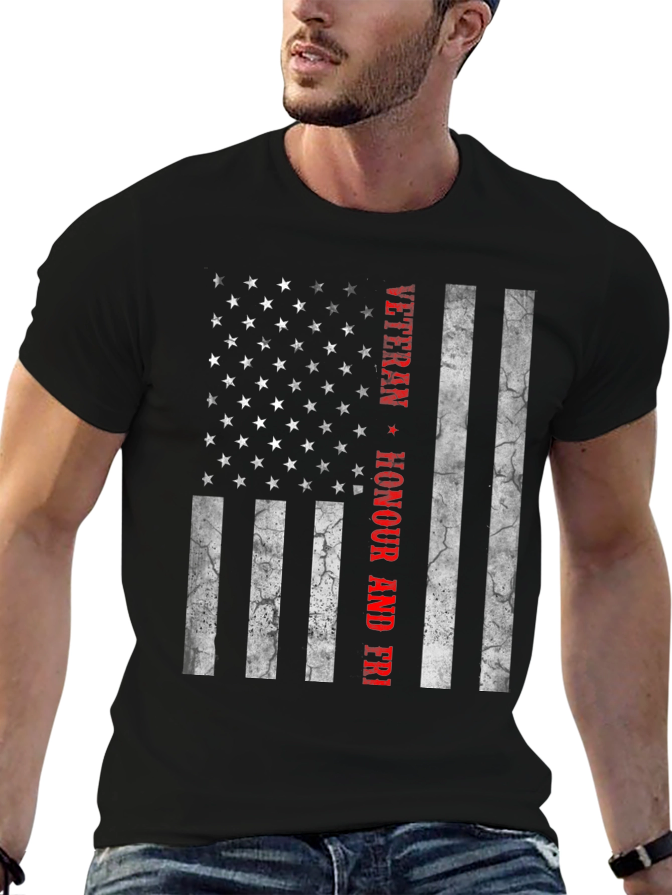 Veteran Honour Flag Graphic Tee