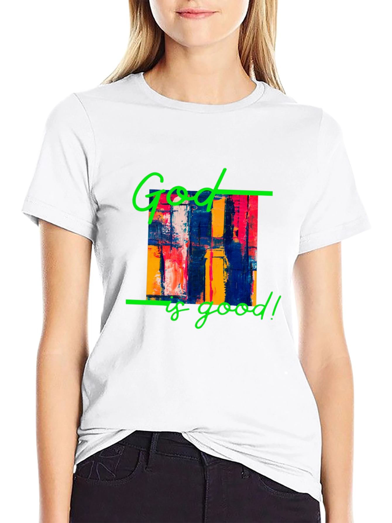 God is Good Artistic Graphic Tee