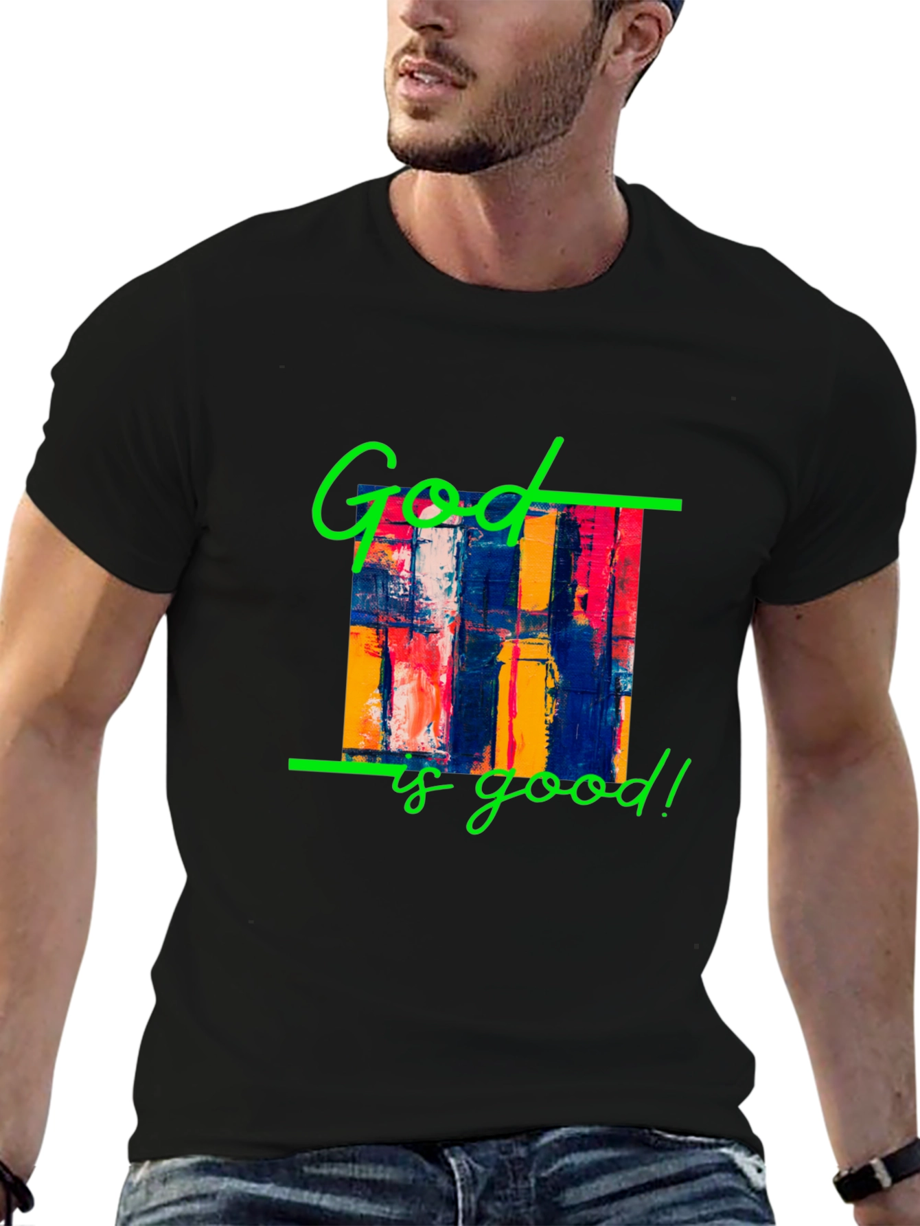 God is Good Artistic Graphic Tee