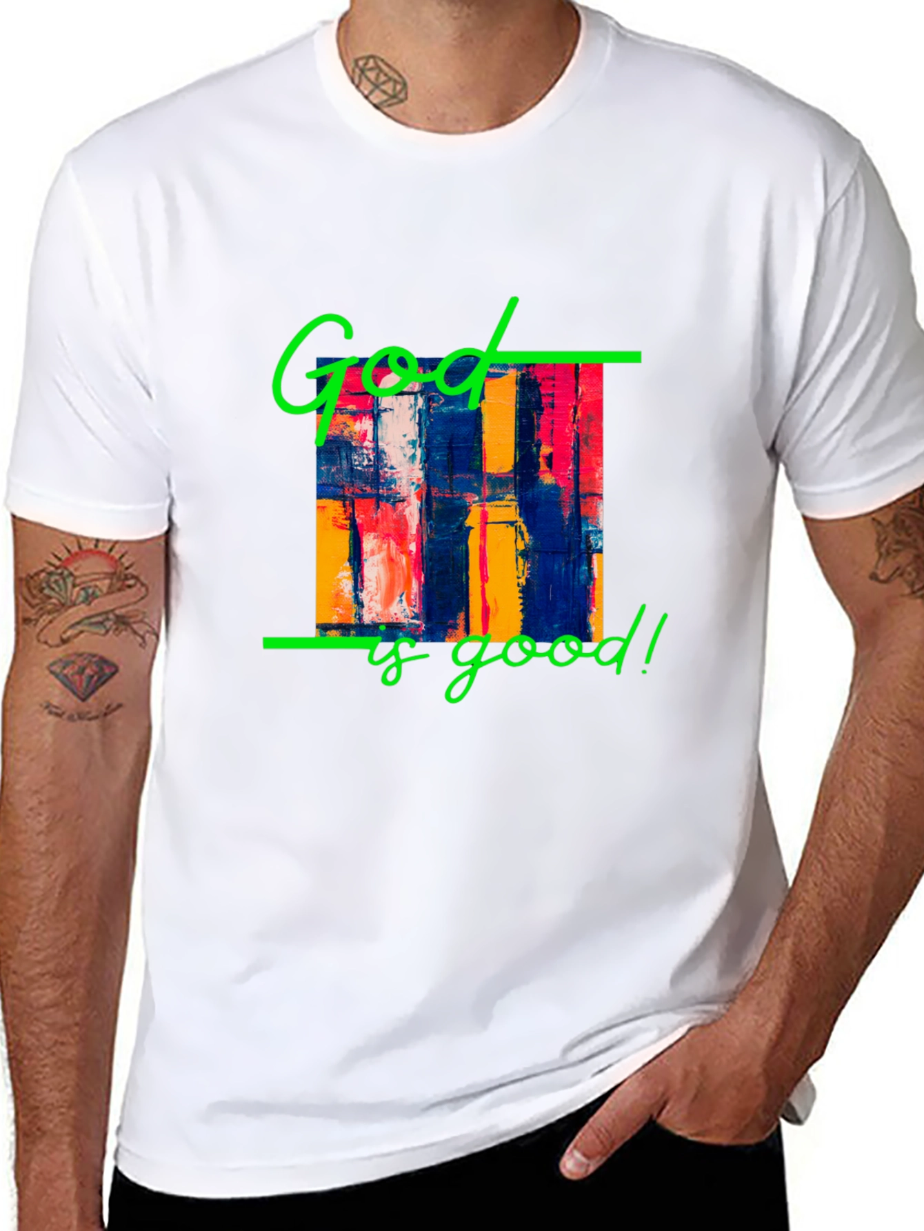 God is Good Artistic Graphic Tee