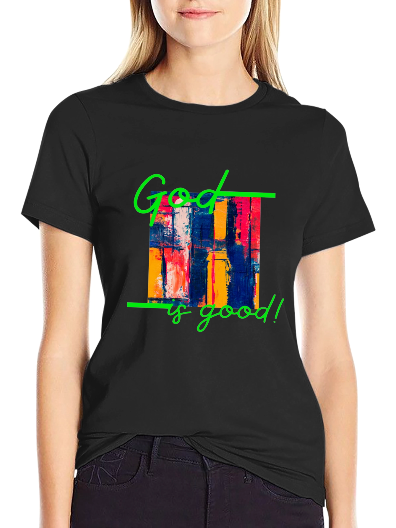 God is Good Artistic Graphic Tee