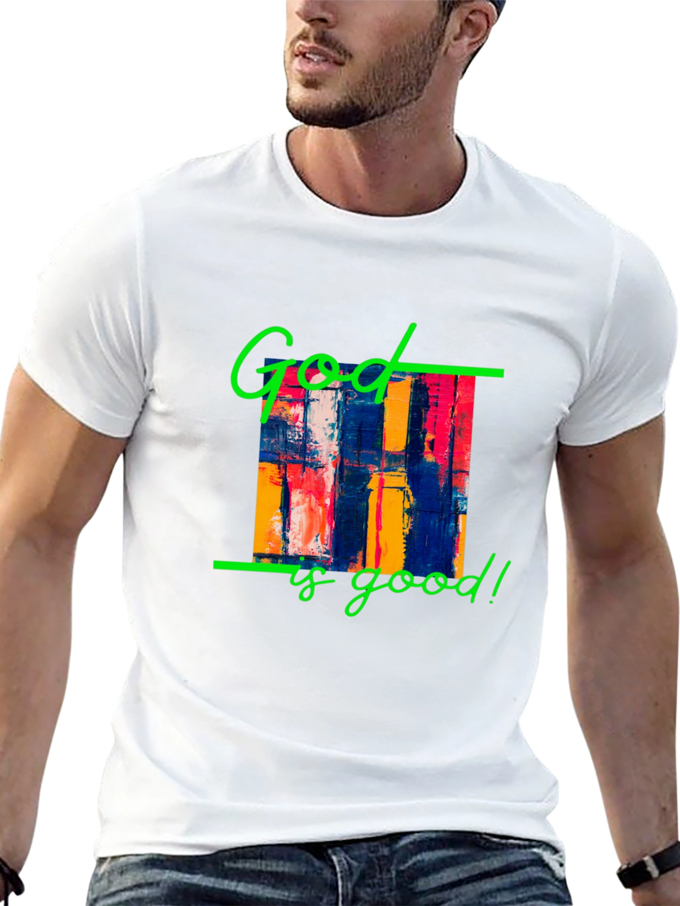 God is Good Artistic Graphic Tee