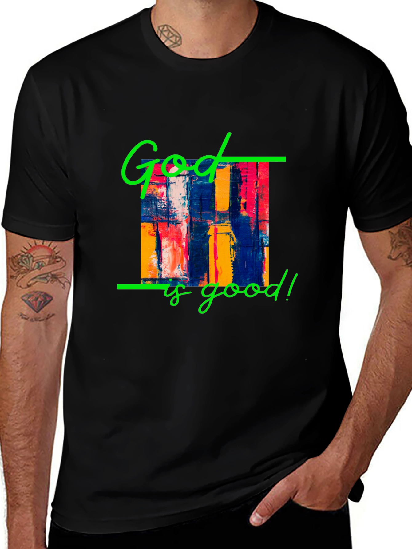 God is Good Artistic Graphic Tee