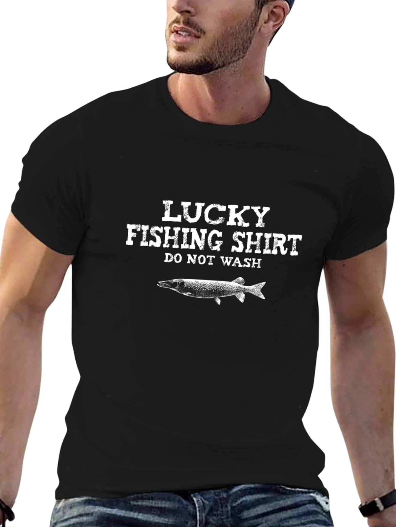 Lucky Fishing Shirt - Funny Fisherman T-Shirt