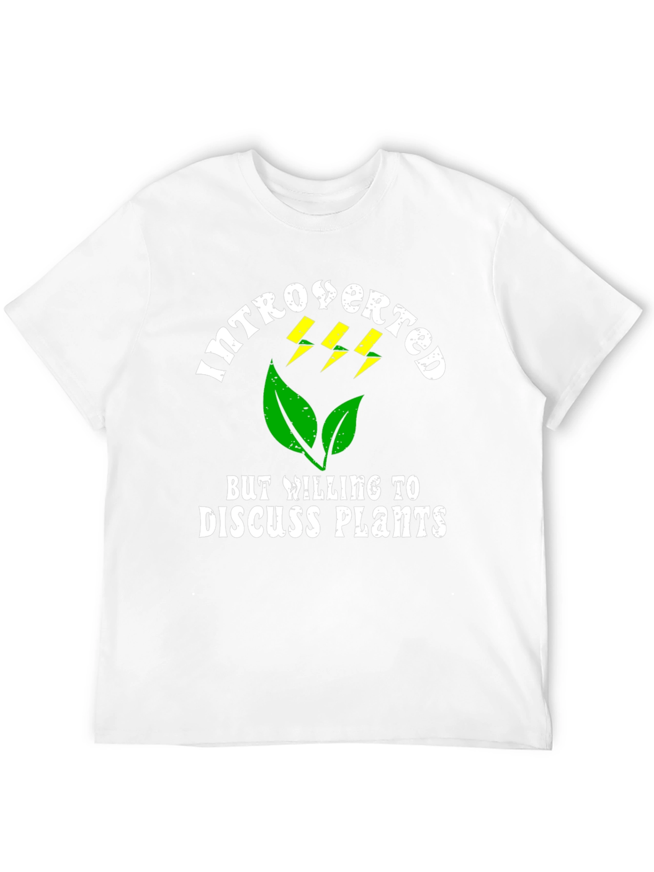 Introverted Plant Lover Graphic T-Shirt