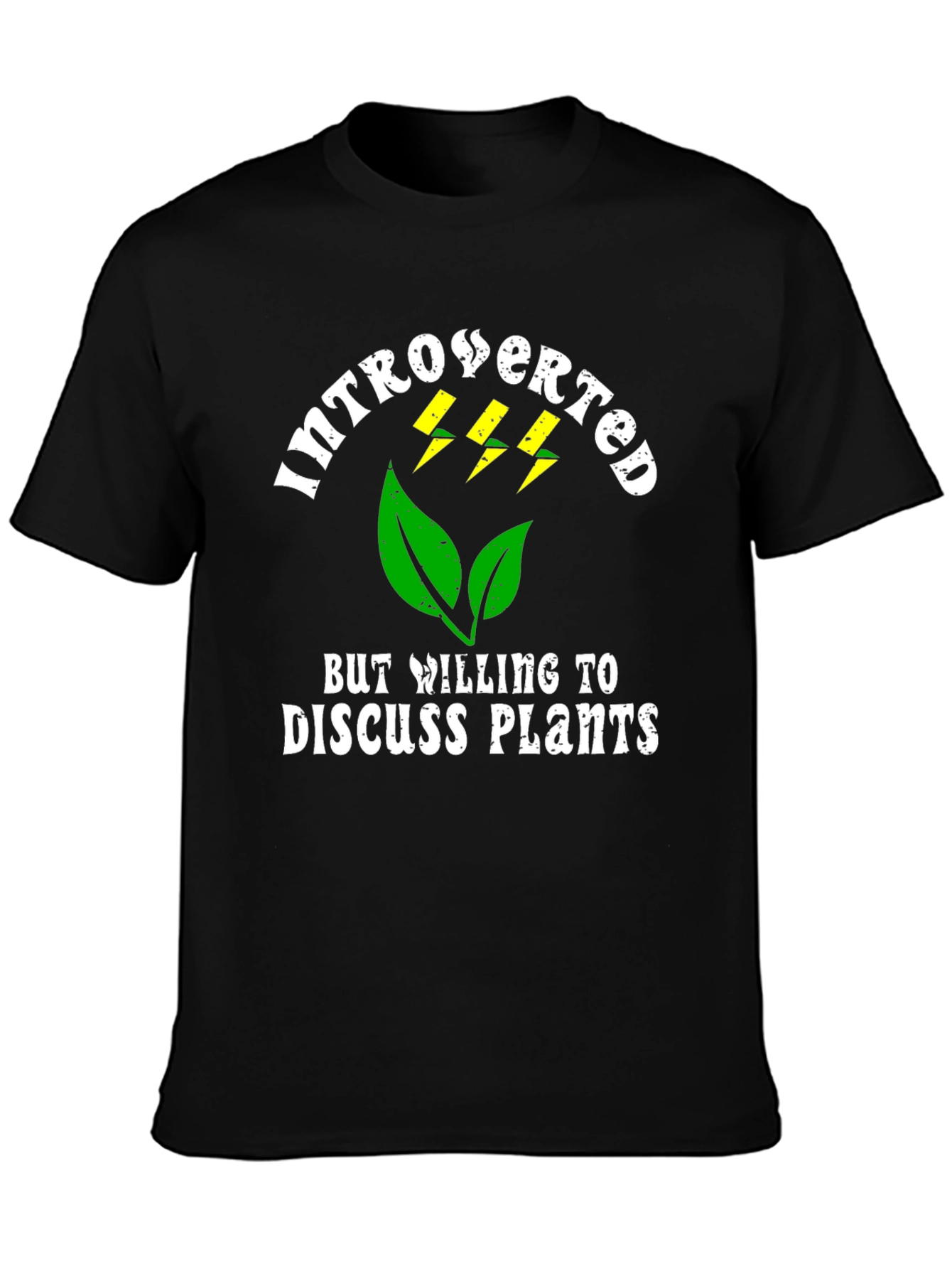 Introverted Plant Lover Graphic T-Shirt