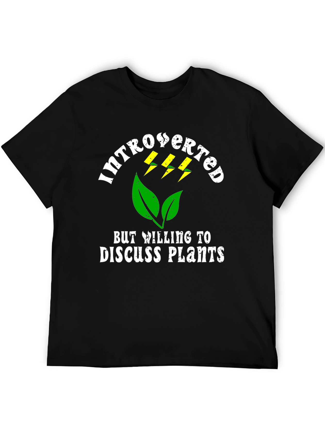 Introverted Plant Lover Graphic T-Shirt