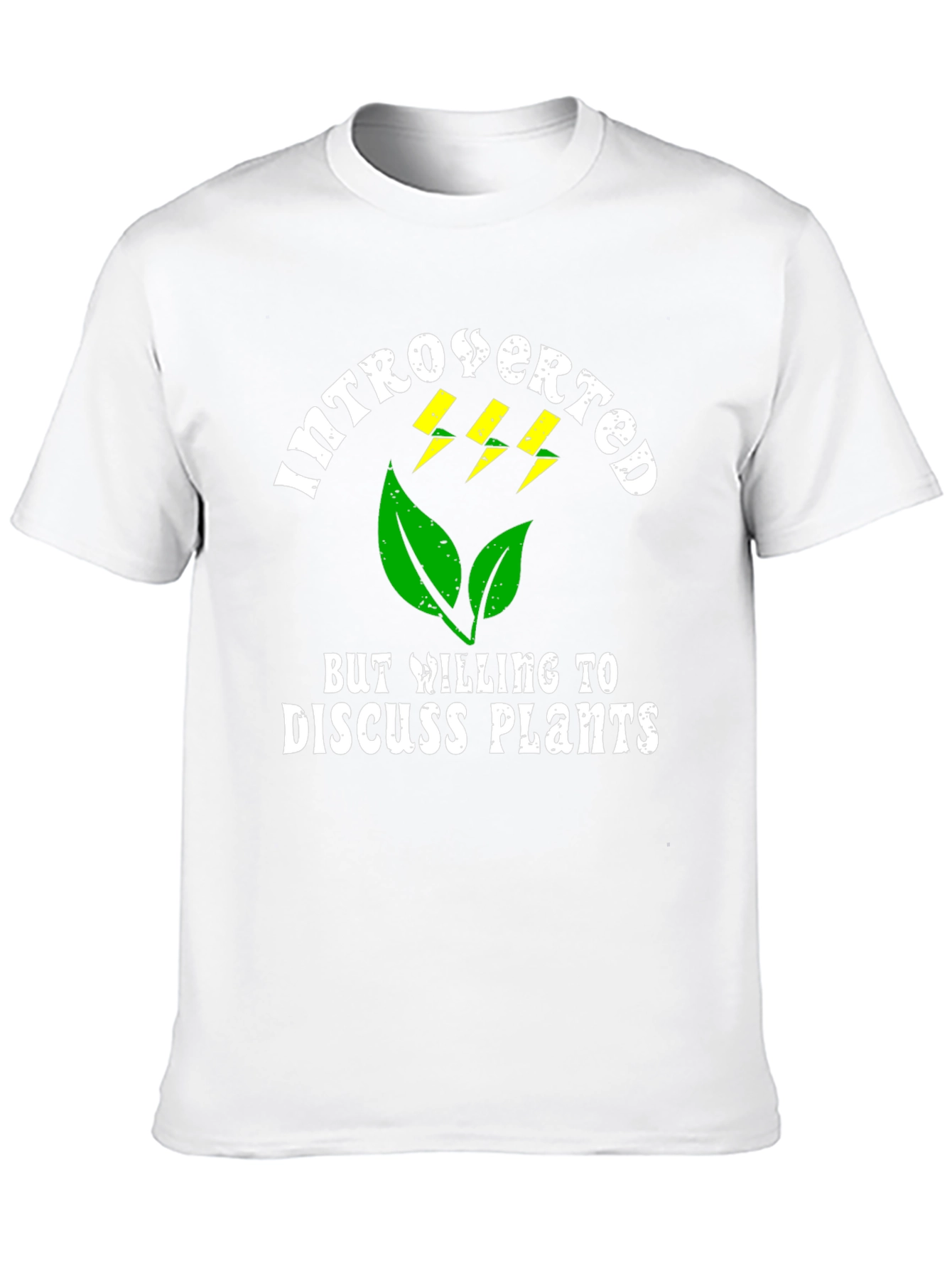 Introverted Plant Lover Graphic T-Shirt