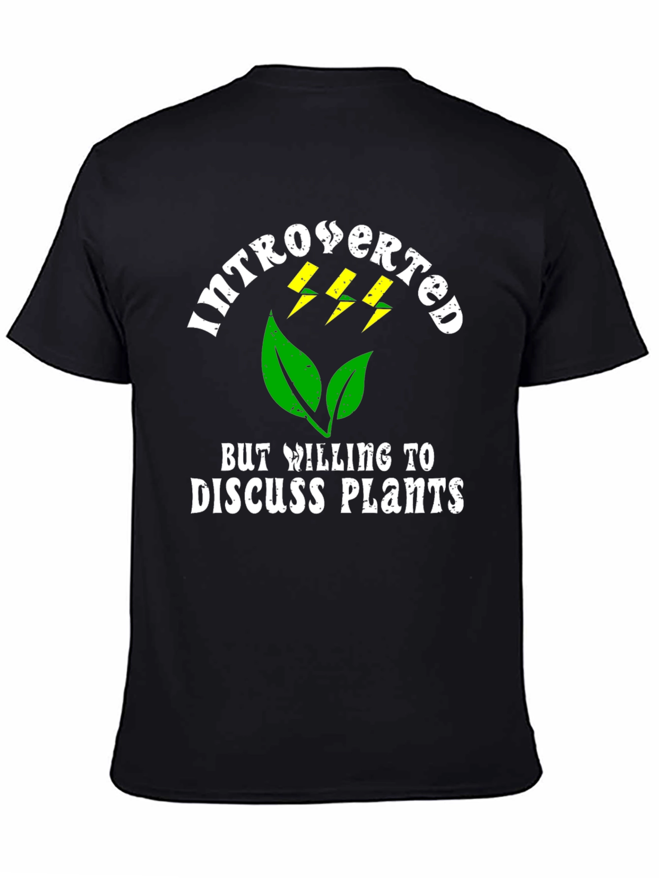 Introverted Plant Lover Graphic T-Shirt