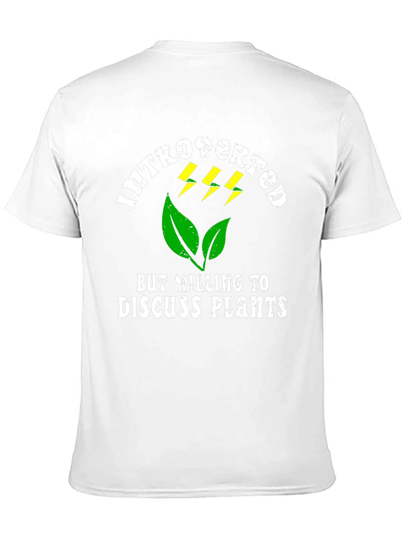 Introverted Plant Lover Graphic T-Shirt