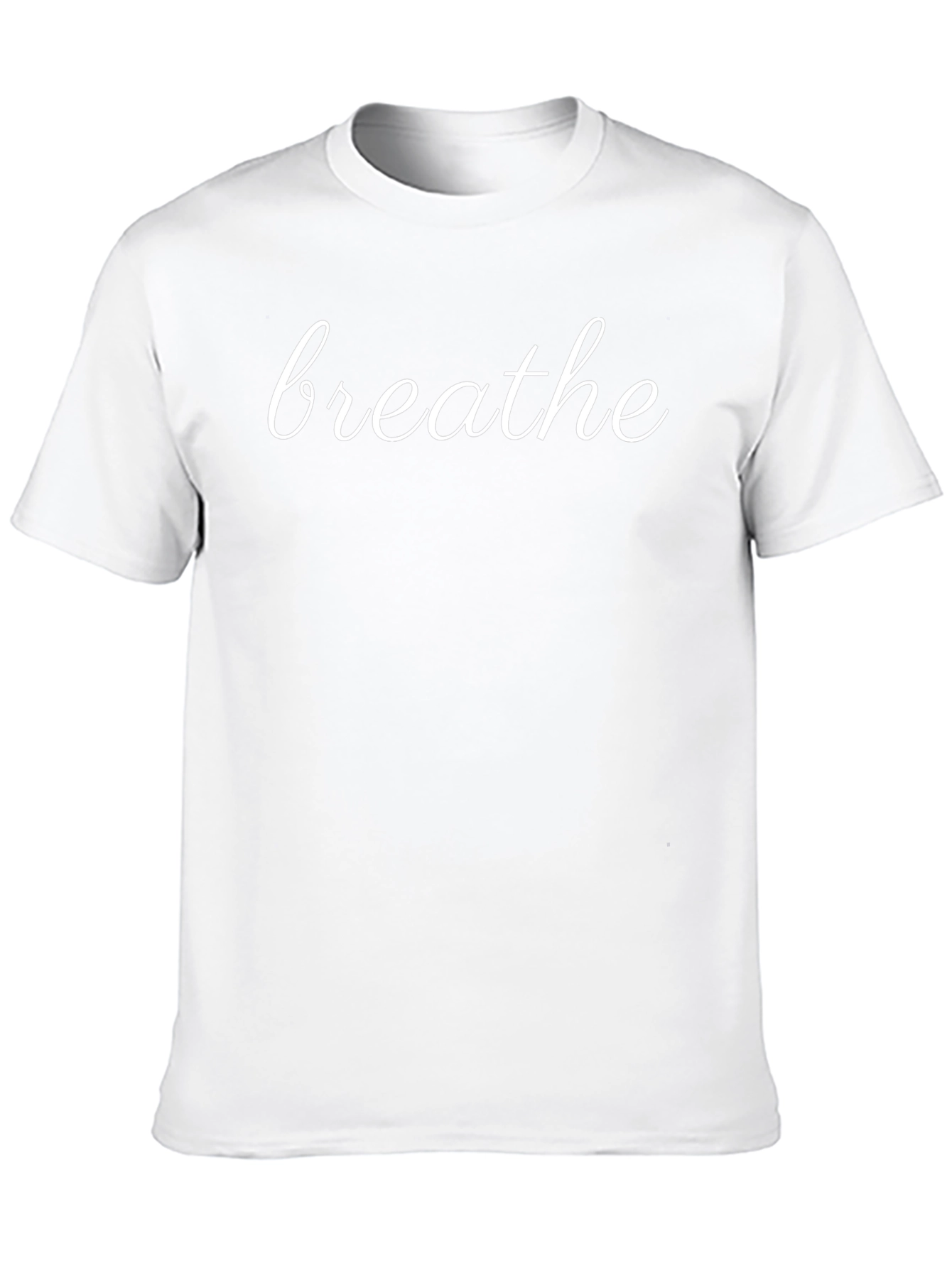 Breathe Graphic Tee - Stylish Comfort