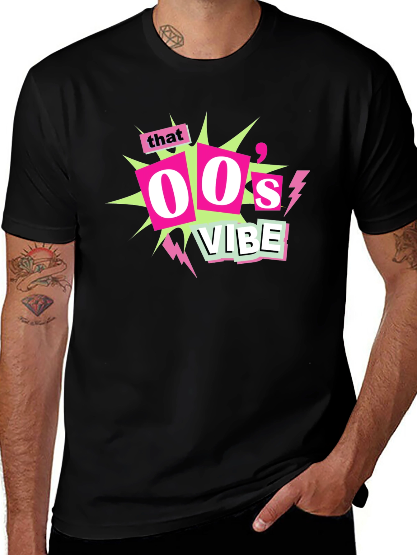That 00s Vibe Black T-Shirt