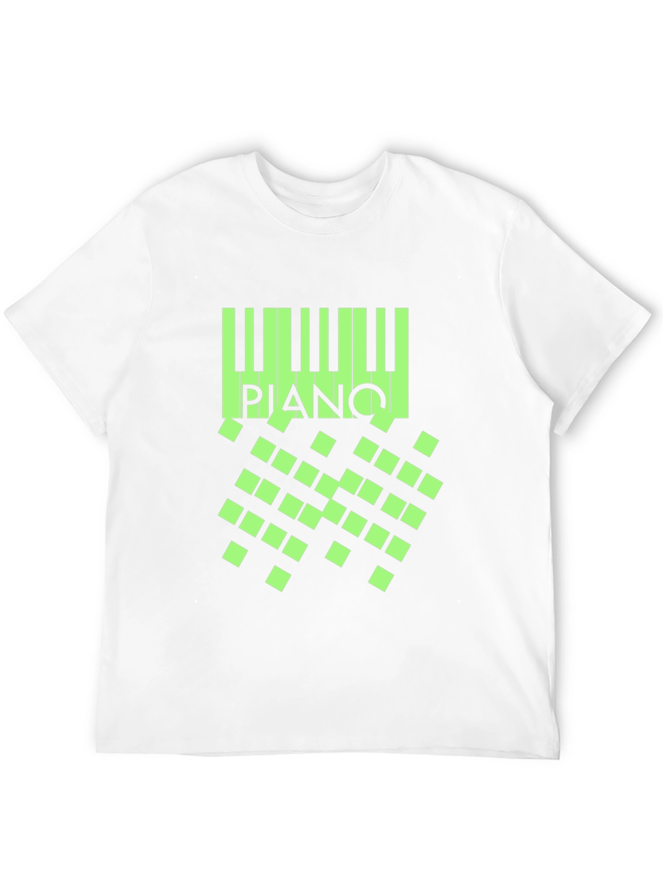 Piano Keys Graphic Tee - Stylish Music Lovers Shirt