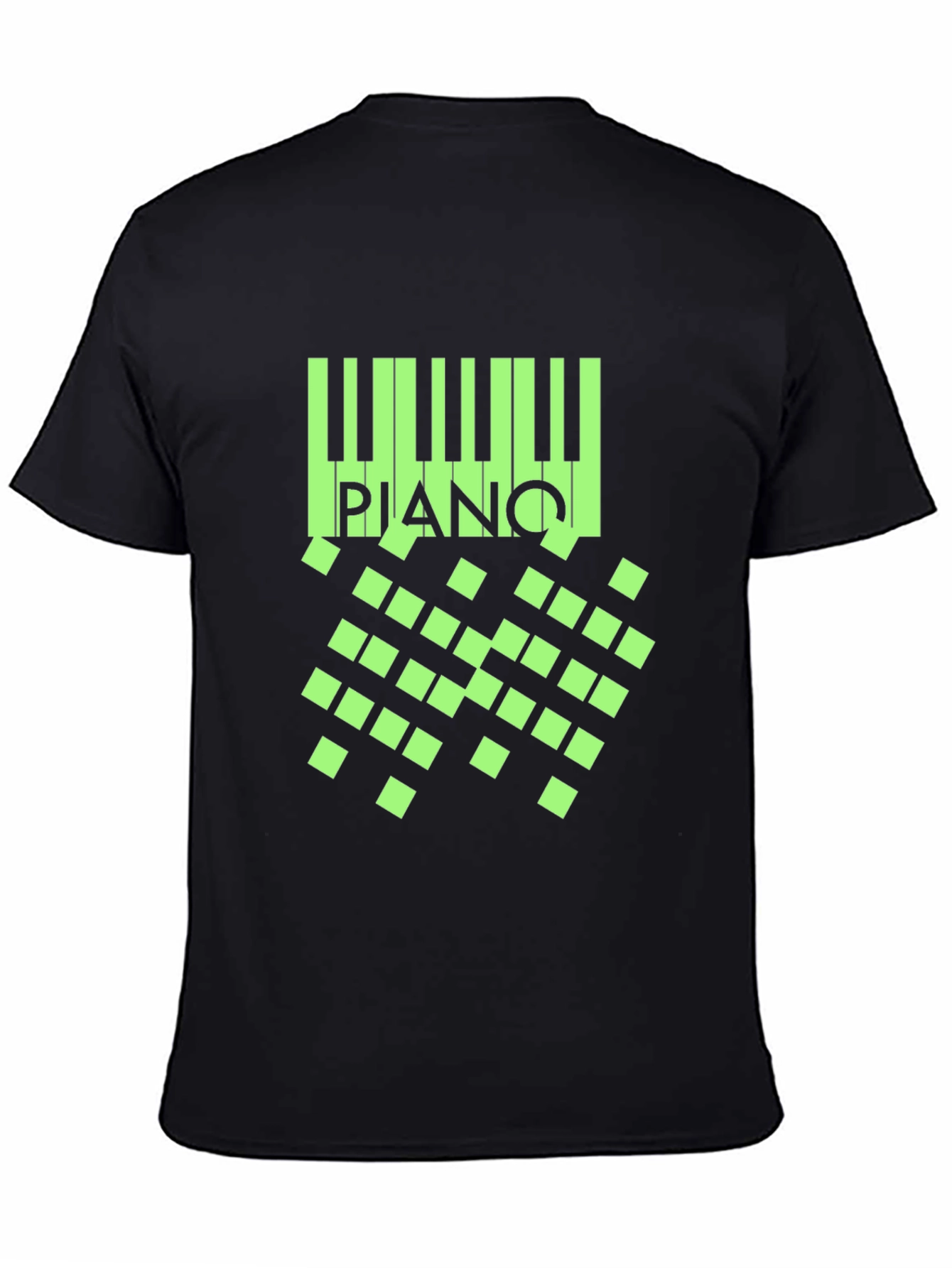 Piano Keys Graphic Tee - Stylish Music Lovers Shirt