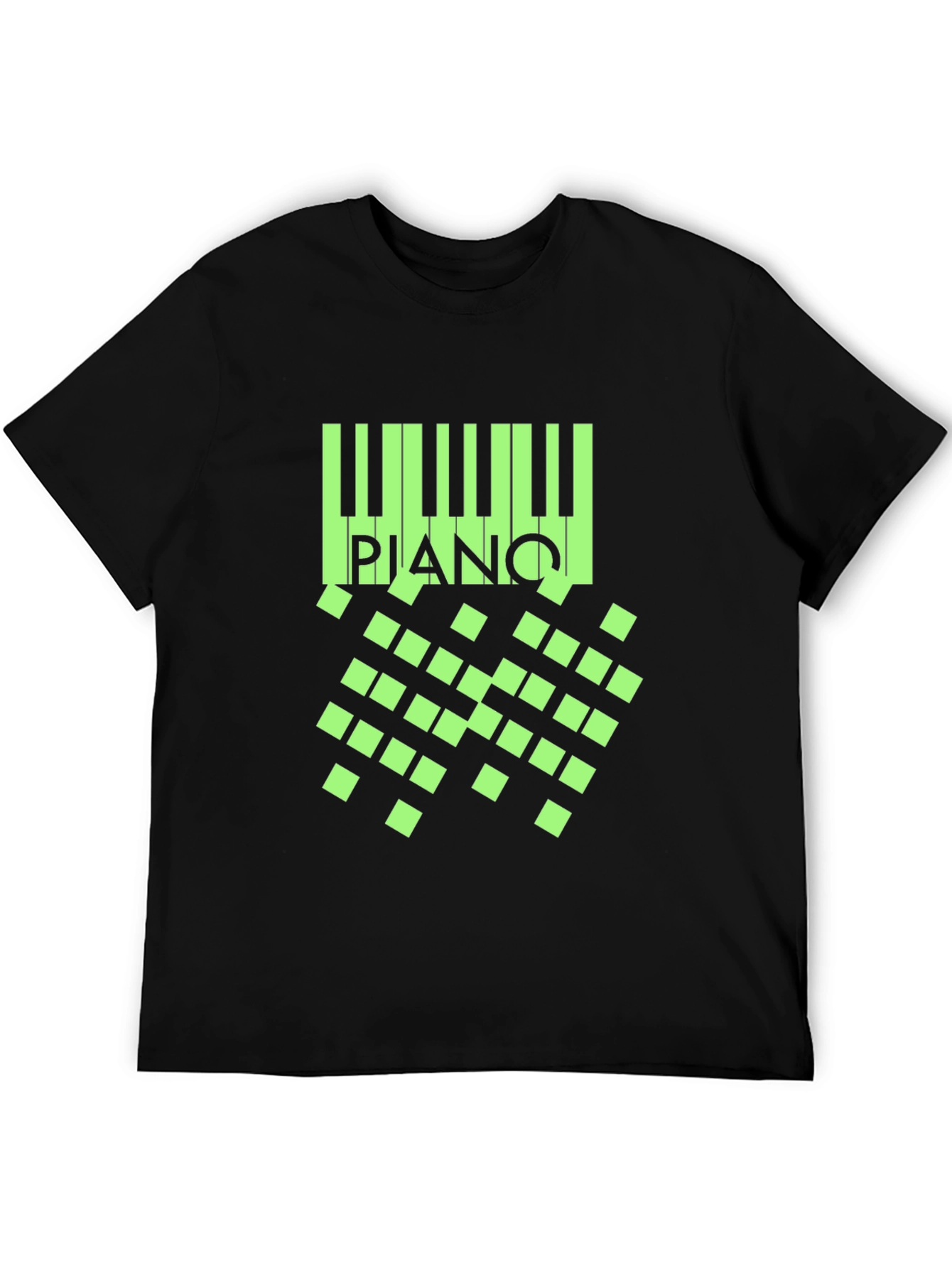Piano Keys Graphic Tee - Stylish Music Lovers Shirt