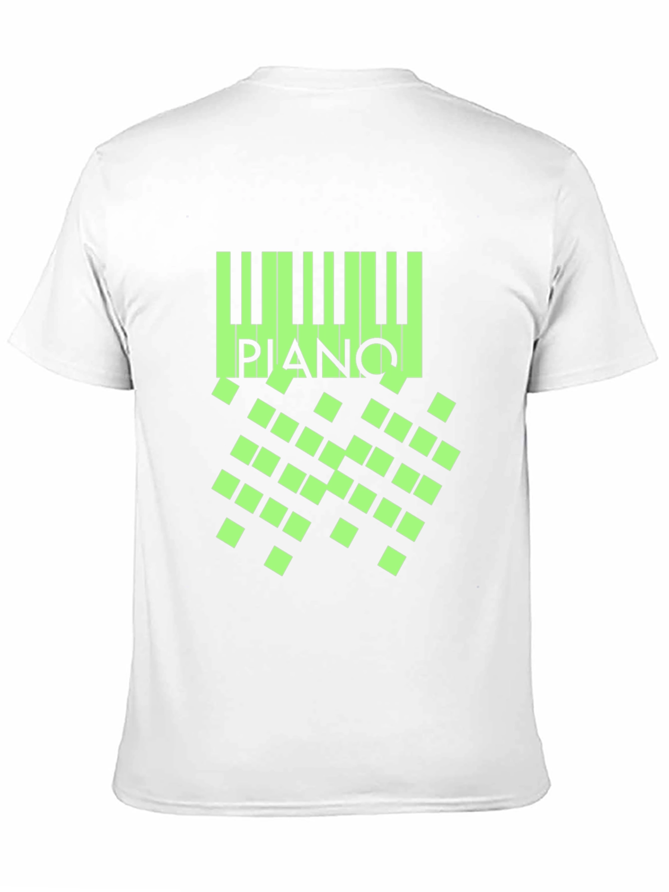 Piano Keys Graphic Tee - Stylish Music Lovers Shirt