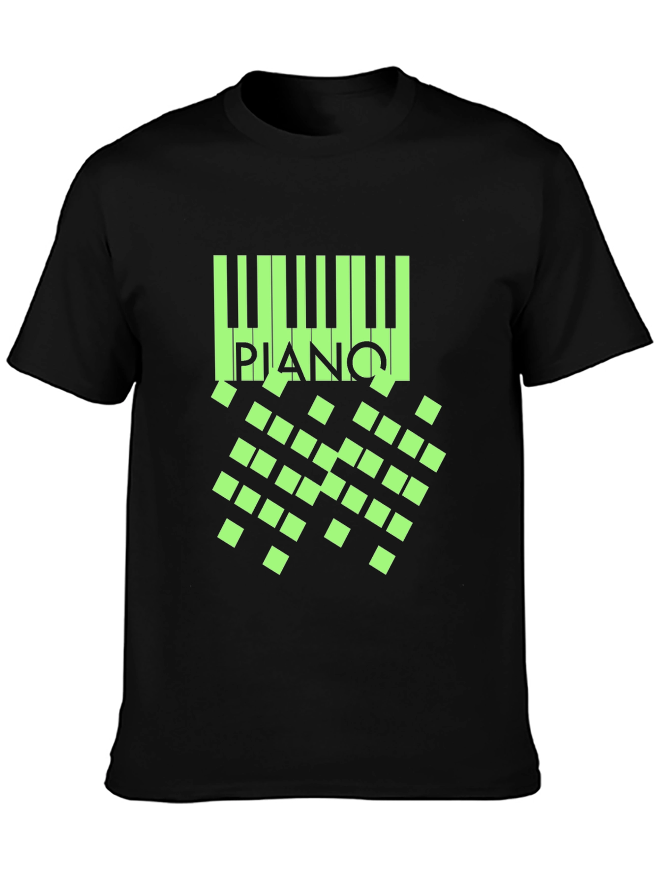 Piano Keys Graphic Tee - Stylish Music Lovers Shirt