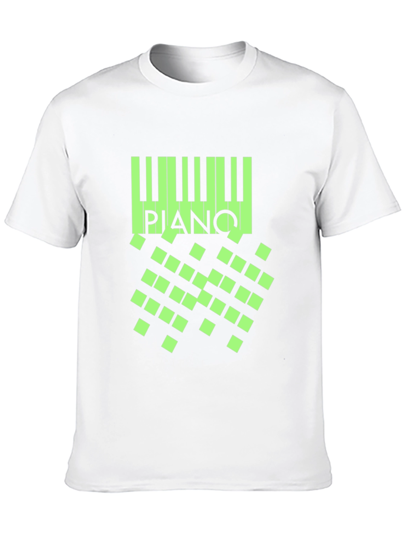 Piano Keys Graphic Tee - Stylish Music Lovers Shirt