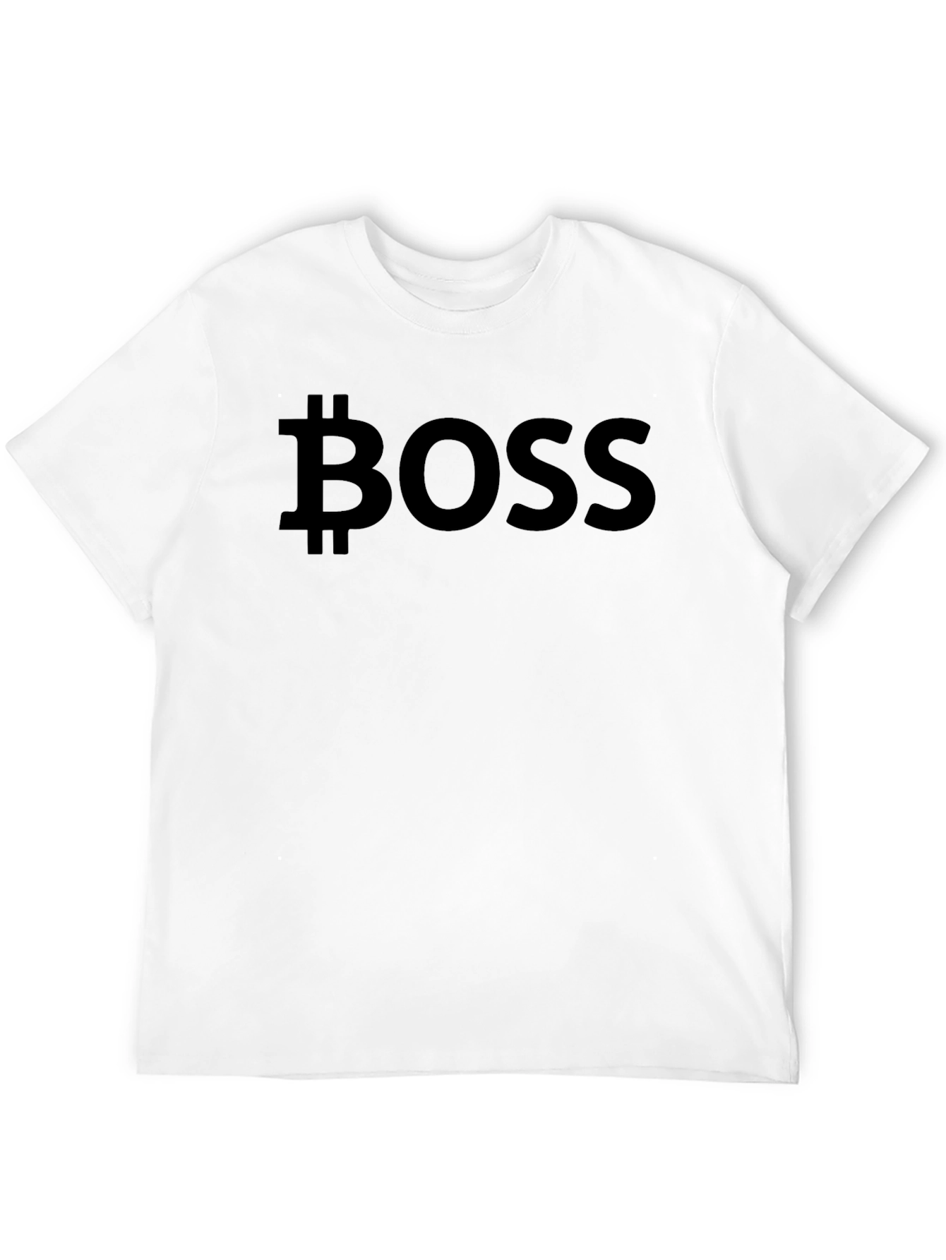 Bitcoin Boss Black T-Shirt - Crypto Currency Fashion