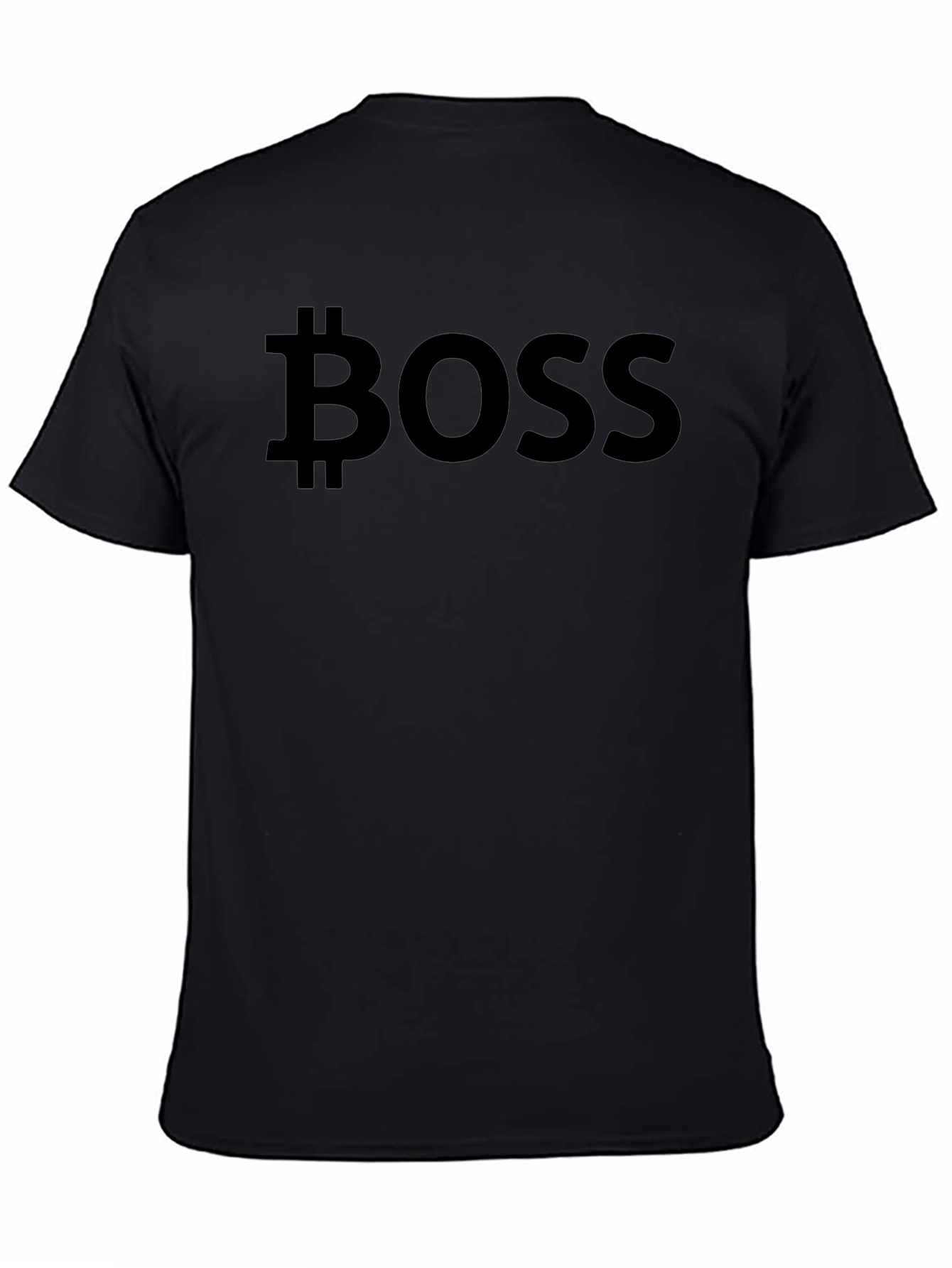 Bitcoin Boss Black T-Shirt - Crypto Currency Fashion