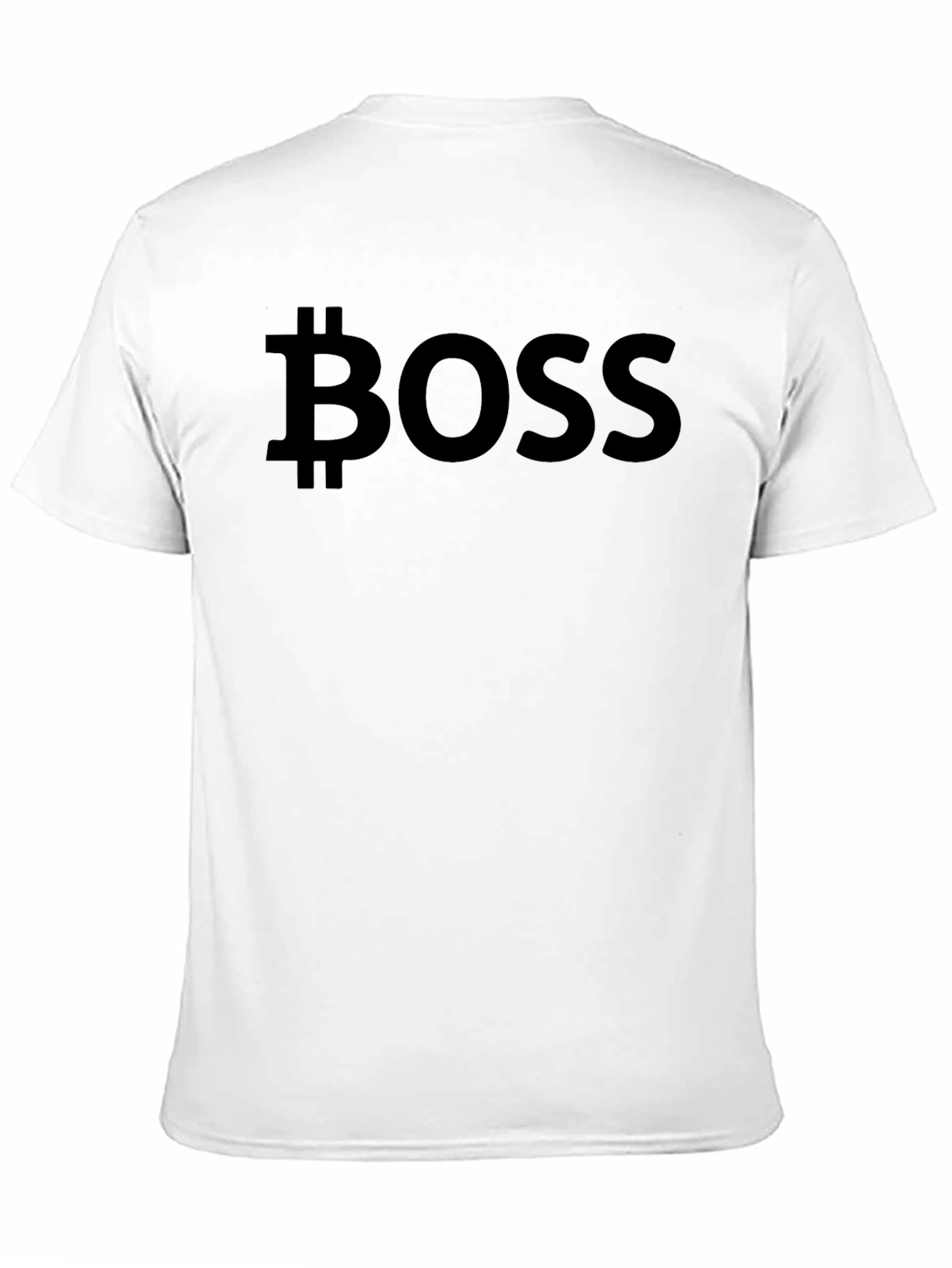 Bitcoin Boss Black T-Shirt - Crypto Currency Fashion