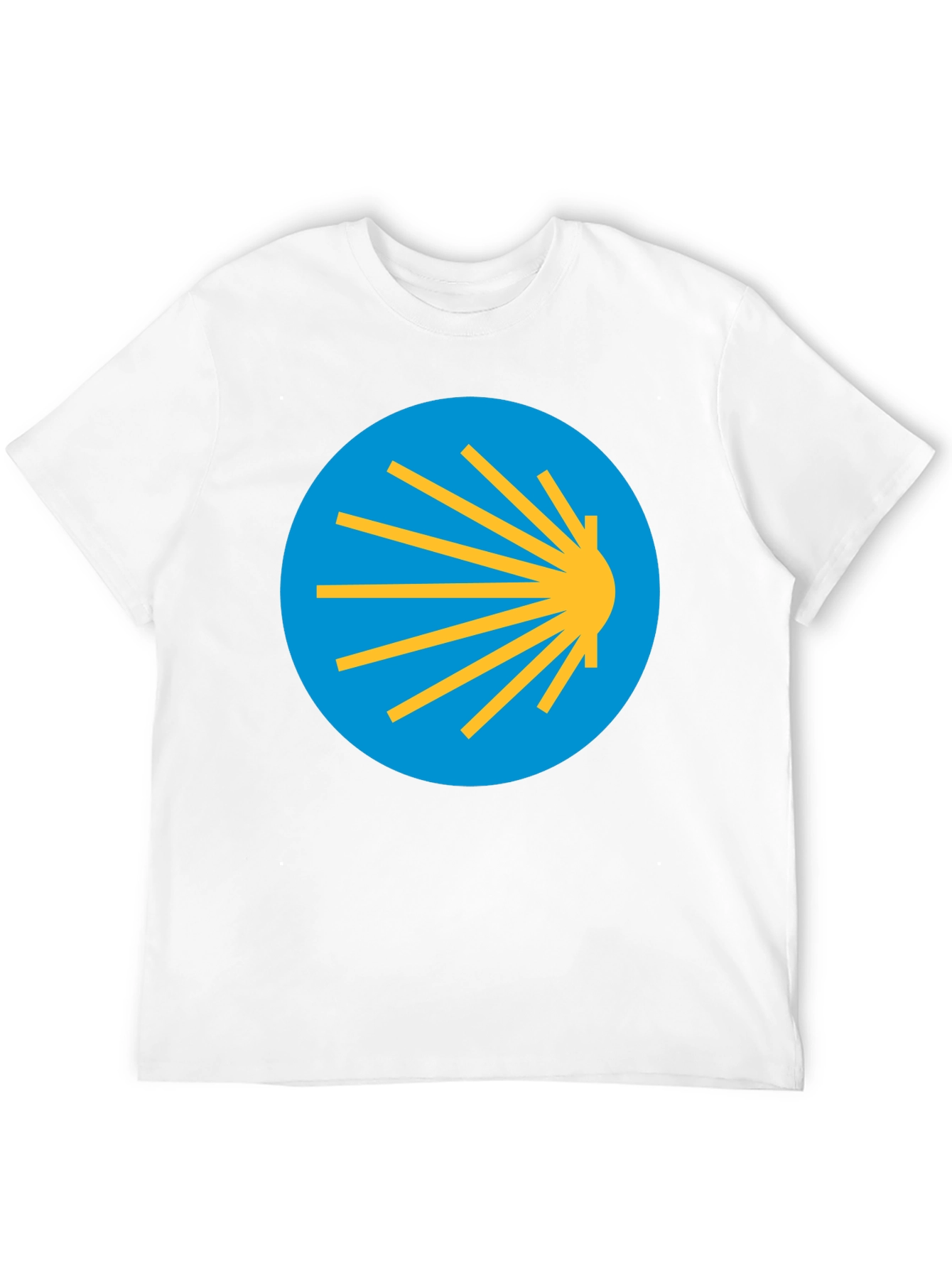 Camino de Santiago T-Shirt - Scallop Shell Symbol
