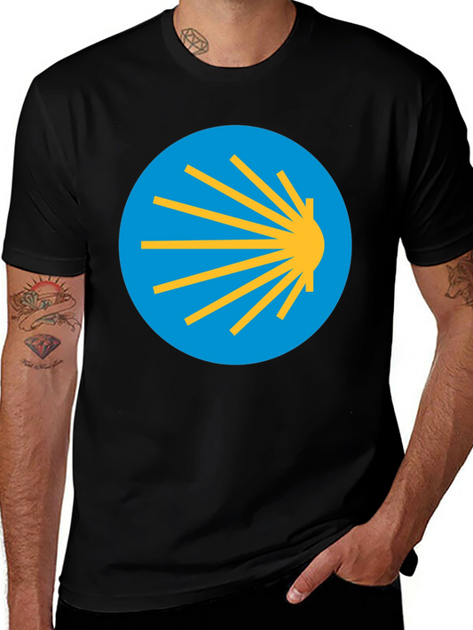 Camino de Santiago T-Shirt - Scallop Shell Symbol