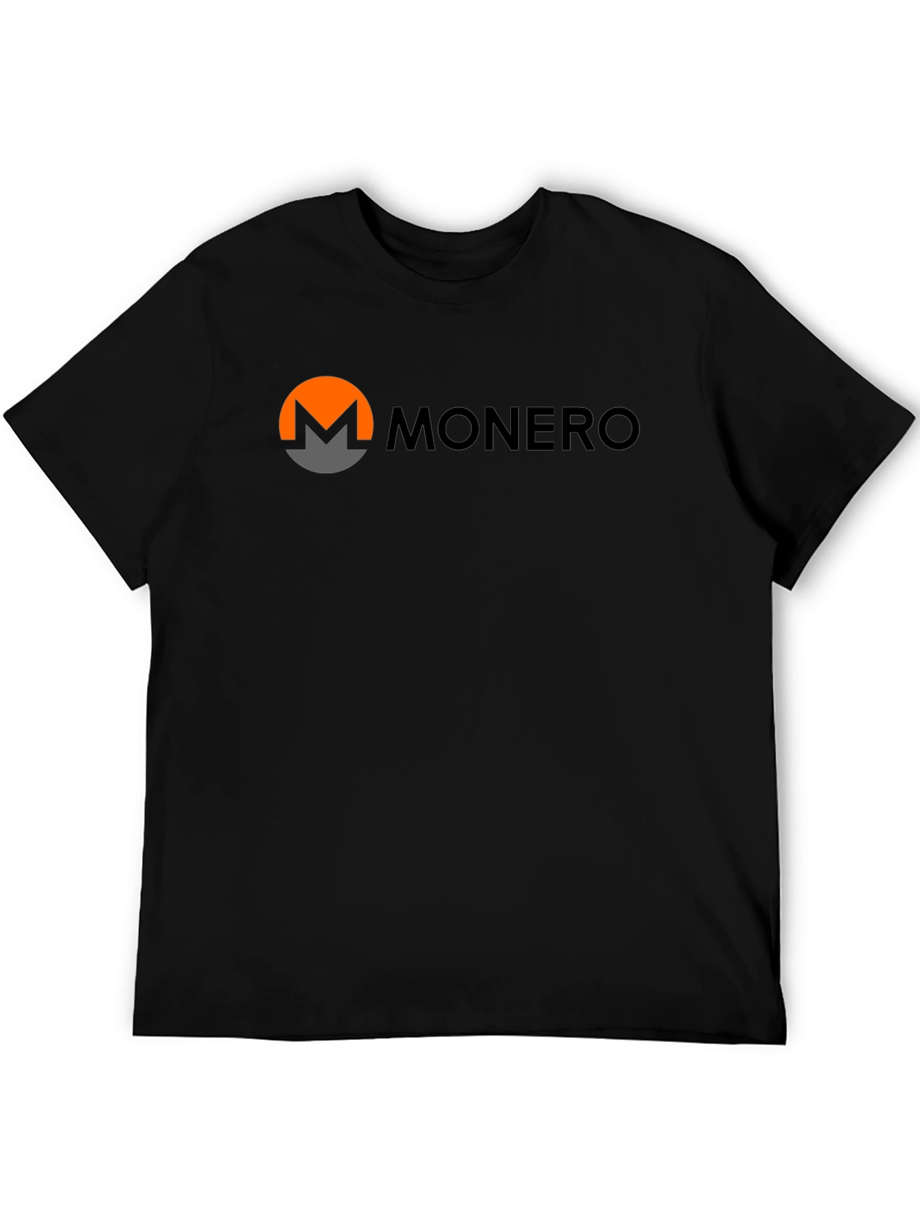Monero Cryptocurrency Black T-Shirt