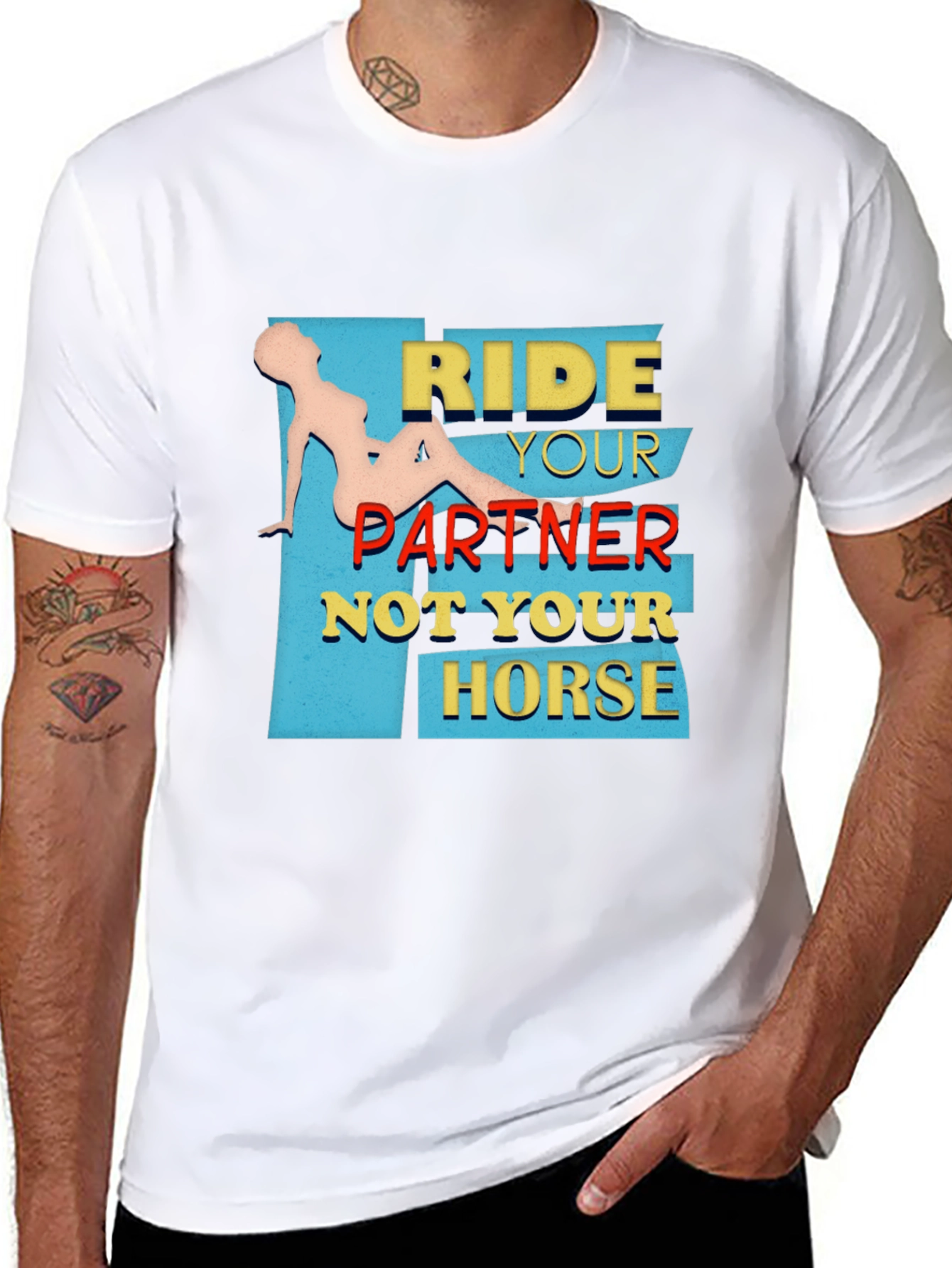Ride Your Partner T-Shirt - Adult Humor Tee