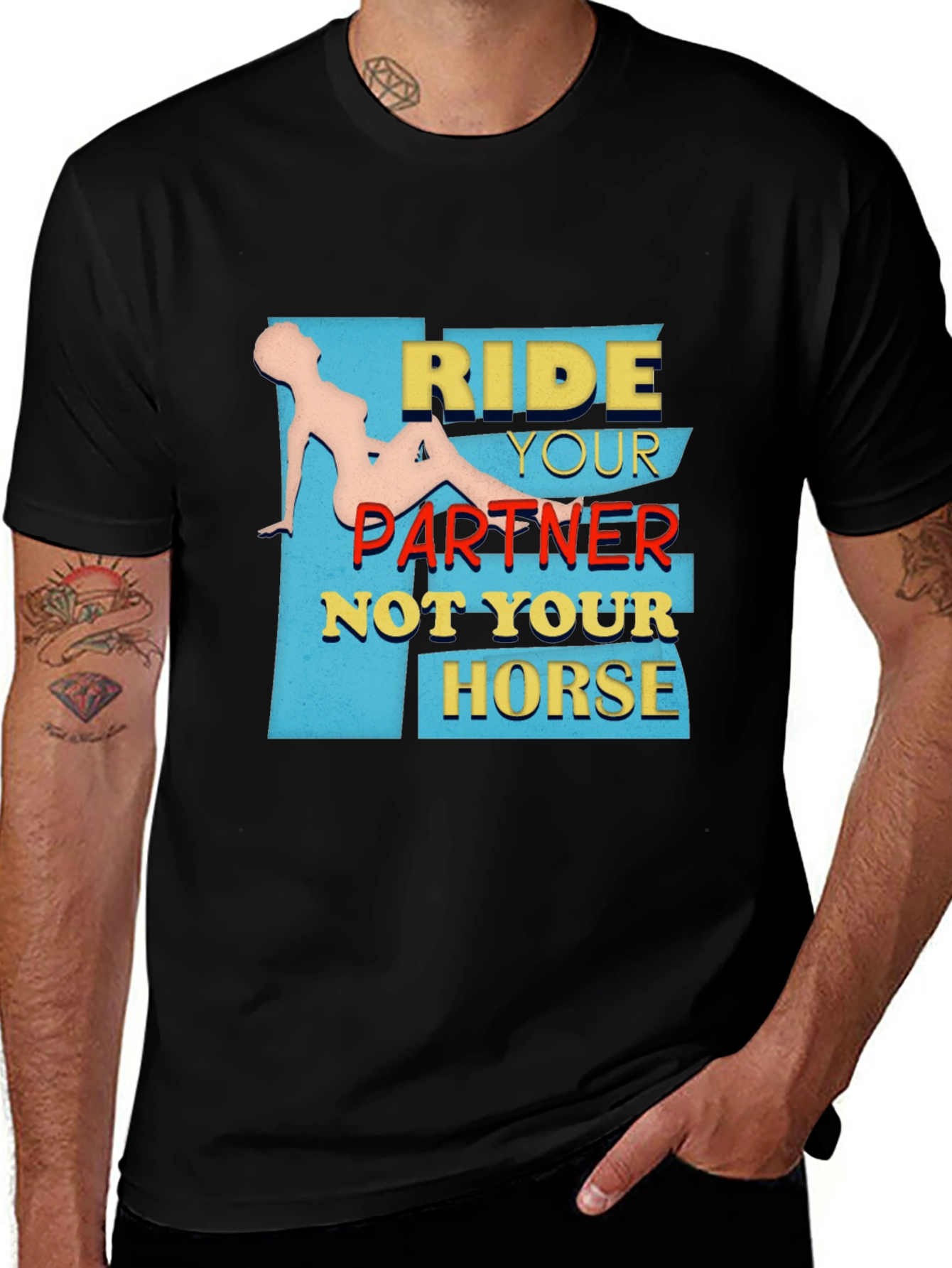 Ride Your Partner T-Shirt - Adult Humor Tee