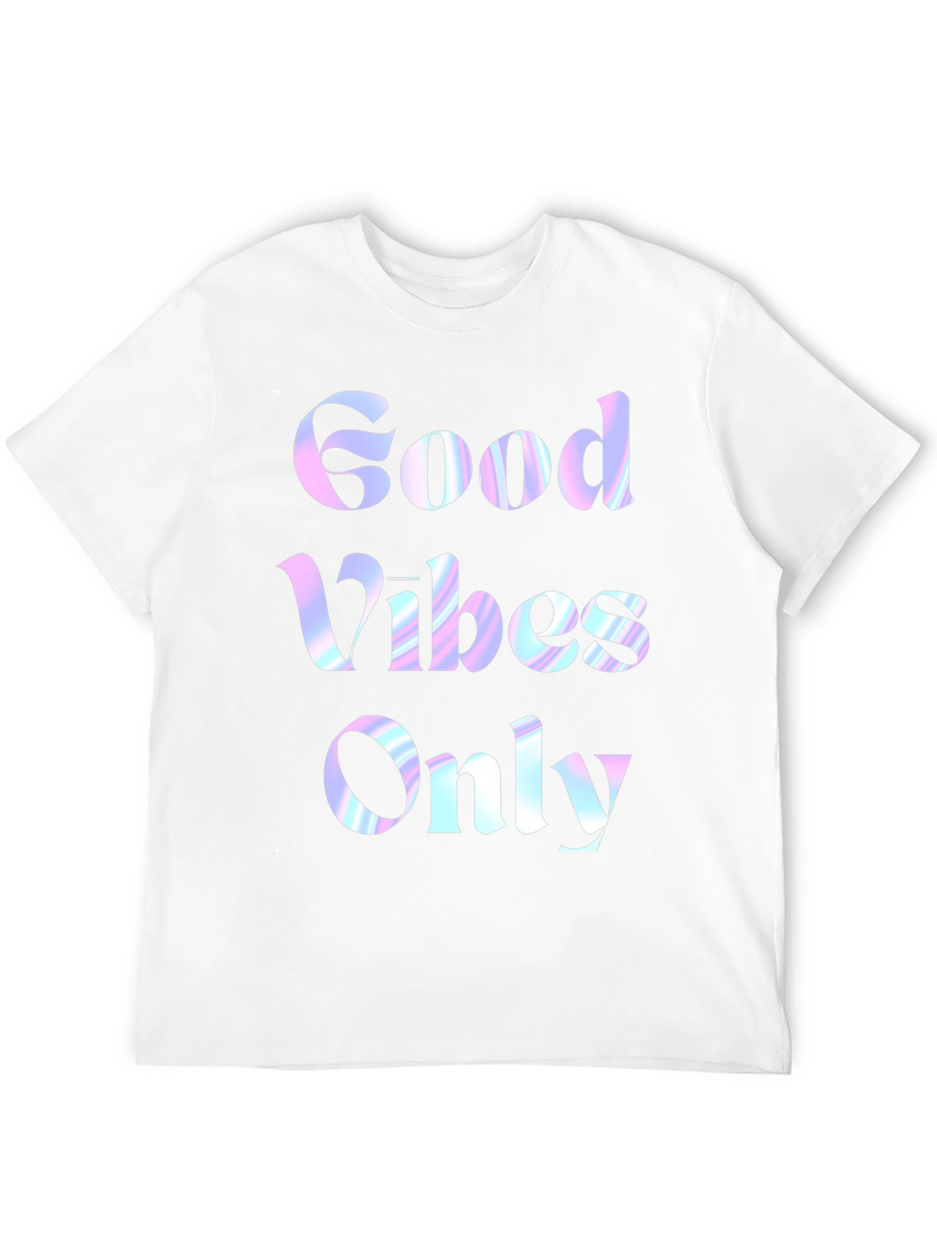 Good Vibes Only Graphic Tee - Black Cotton T-Shirt