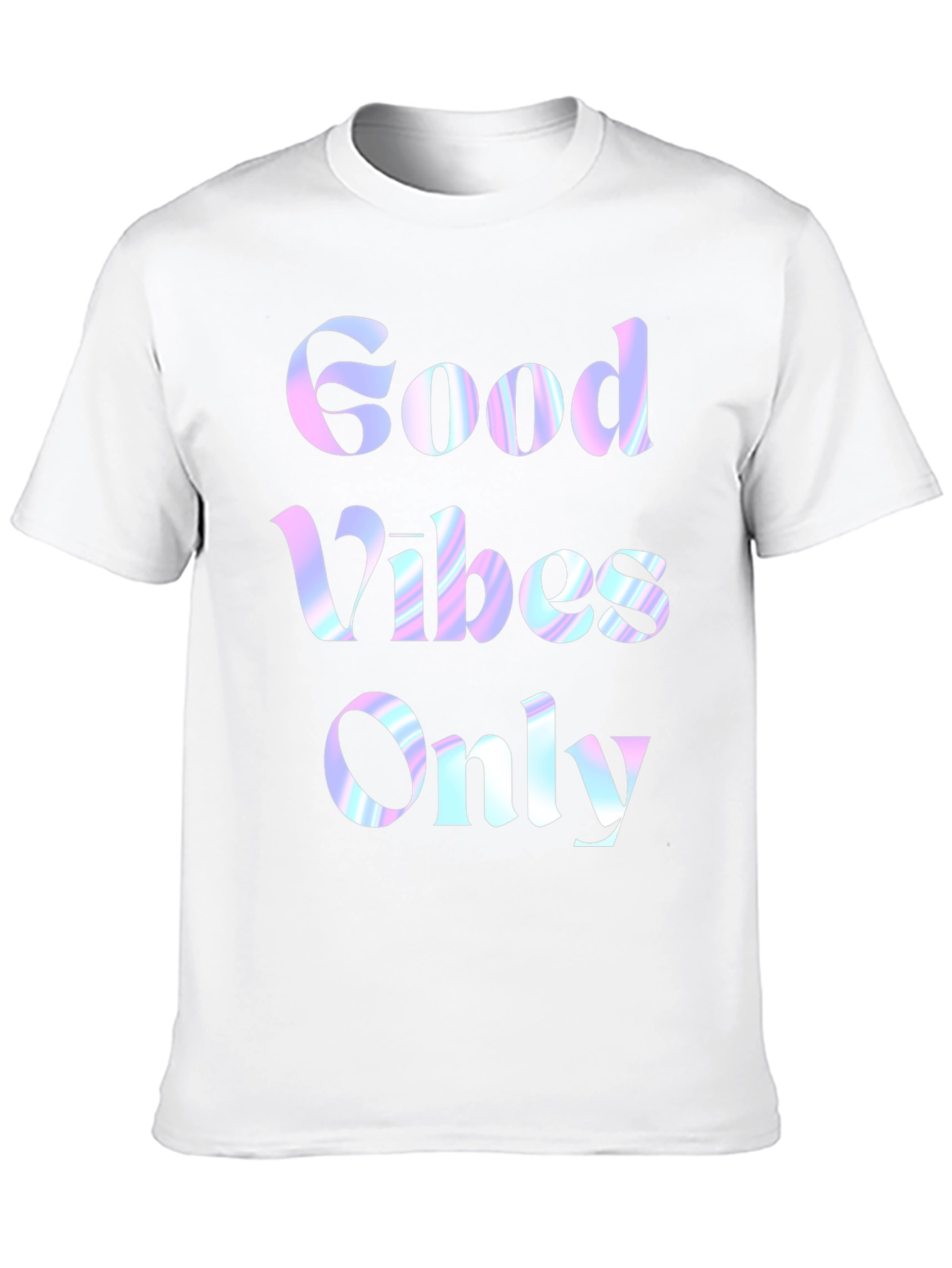 Good Vibes Only Graphic Tee - Black Cotton T-Shirt