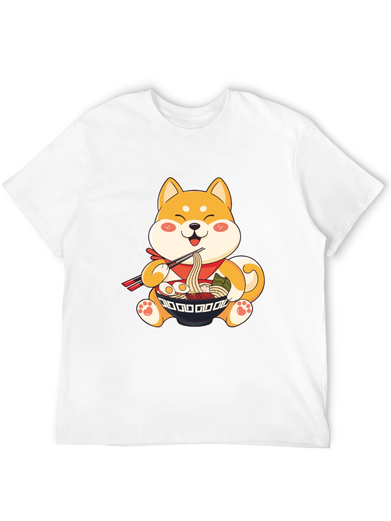 Shiba Inu Ramen T-Shirt - Cute Dog Lover Tee