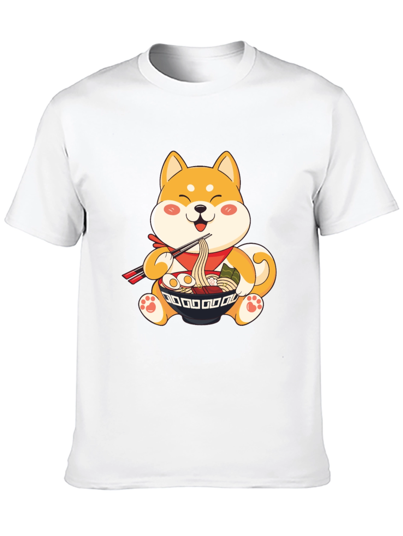 Shiba Inu Ramen T-Shirt - Cute Dog Lover Tee