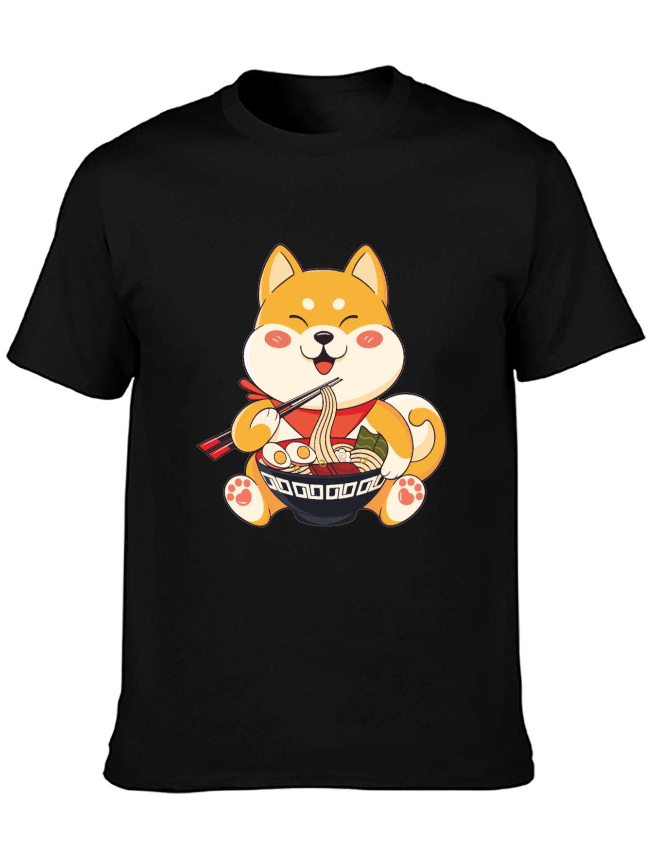 Shiba Inu Ramen T-Shirt - Cute Dog Lover Tee