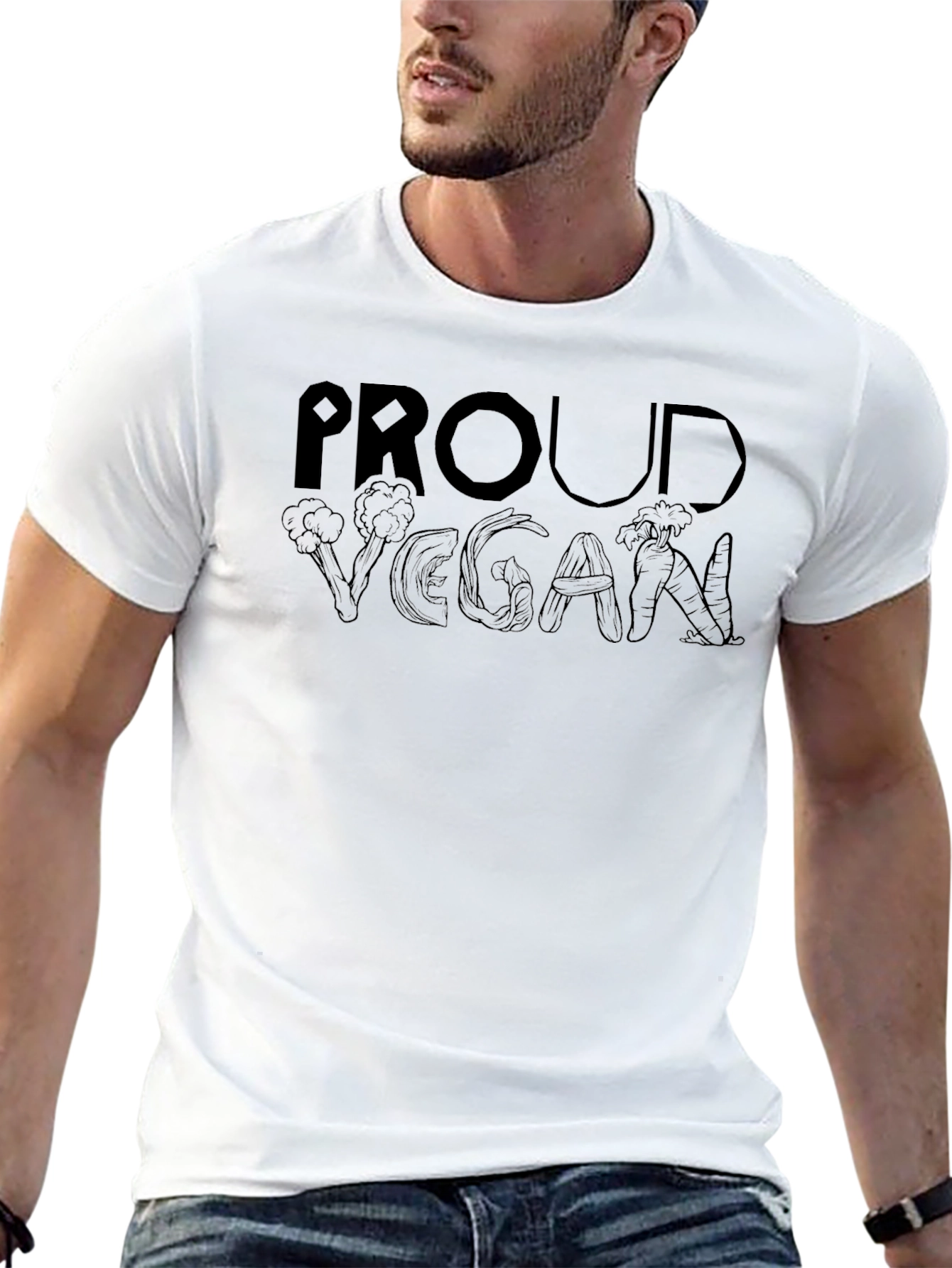 Proud Vegan T-Shirt - Plant-Based Lifestyle Apparel