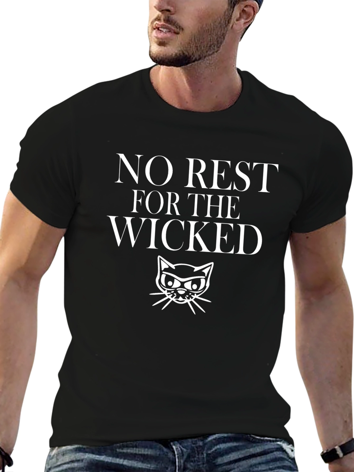 No Rest for the Wicked Black T-Shirt