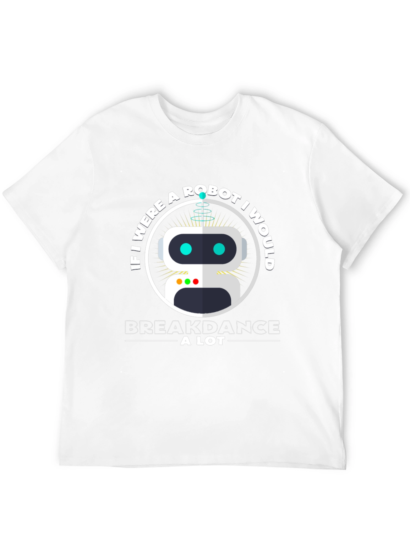 Robot Breakdance Graphic T-Shirt - Fun & Unique!