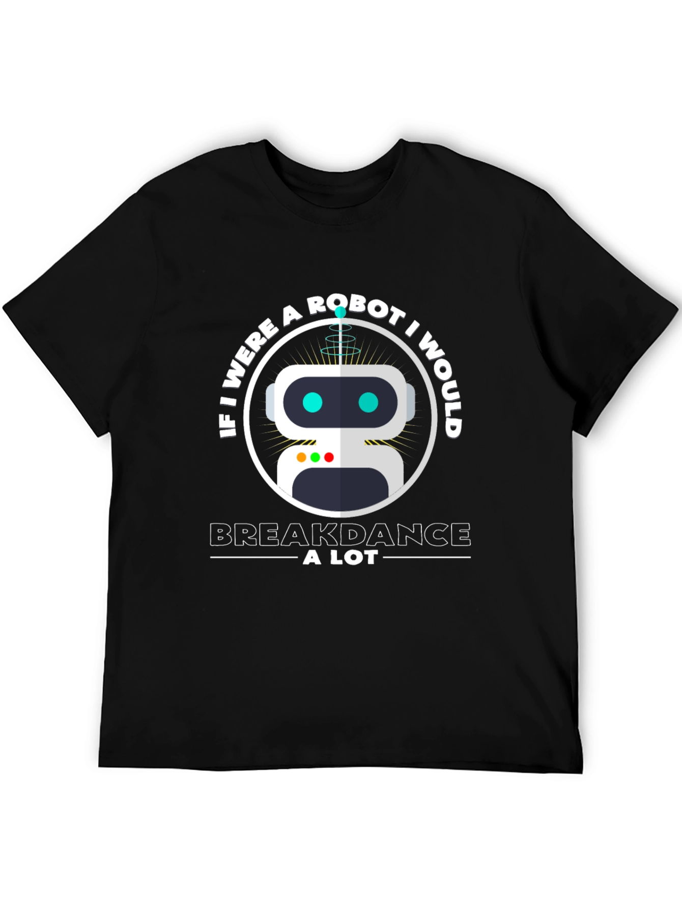 Robot Breakdance Graphic T-Shirt - Fun & Unique!