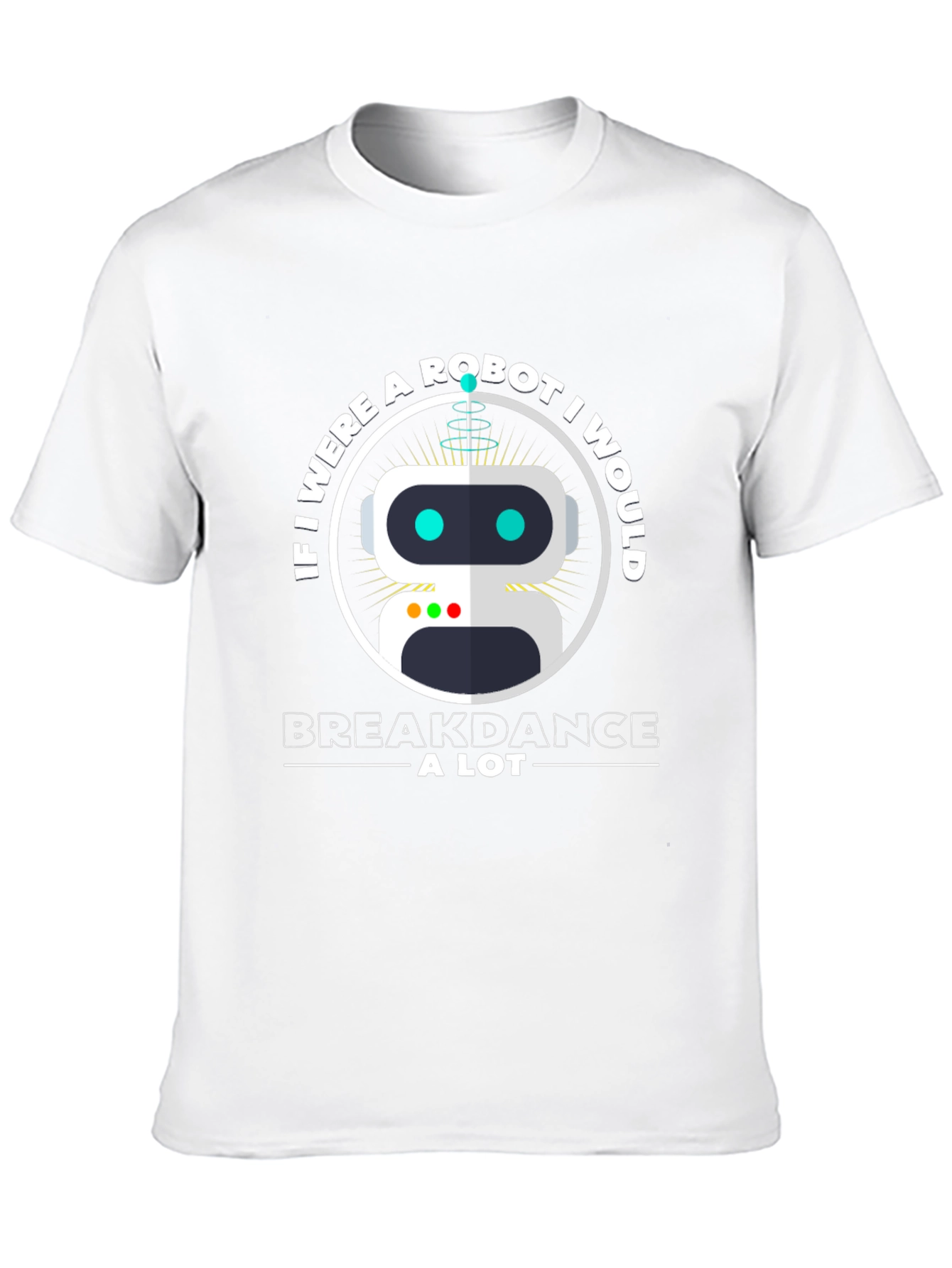 Robot Breakdance Graphic T-Shirt - Fun & Unique!
