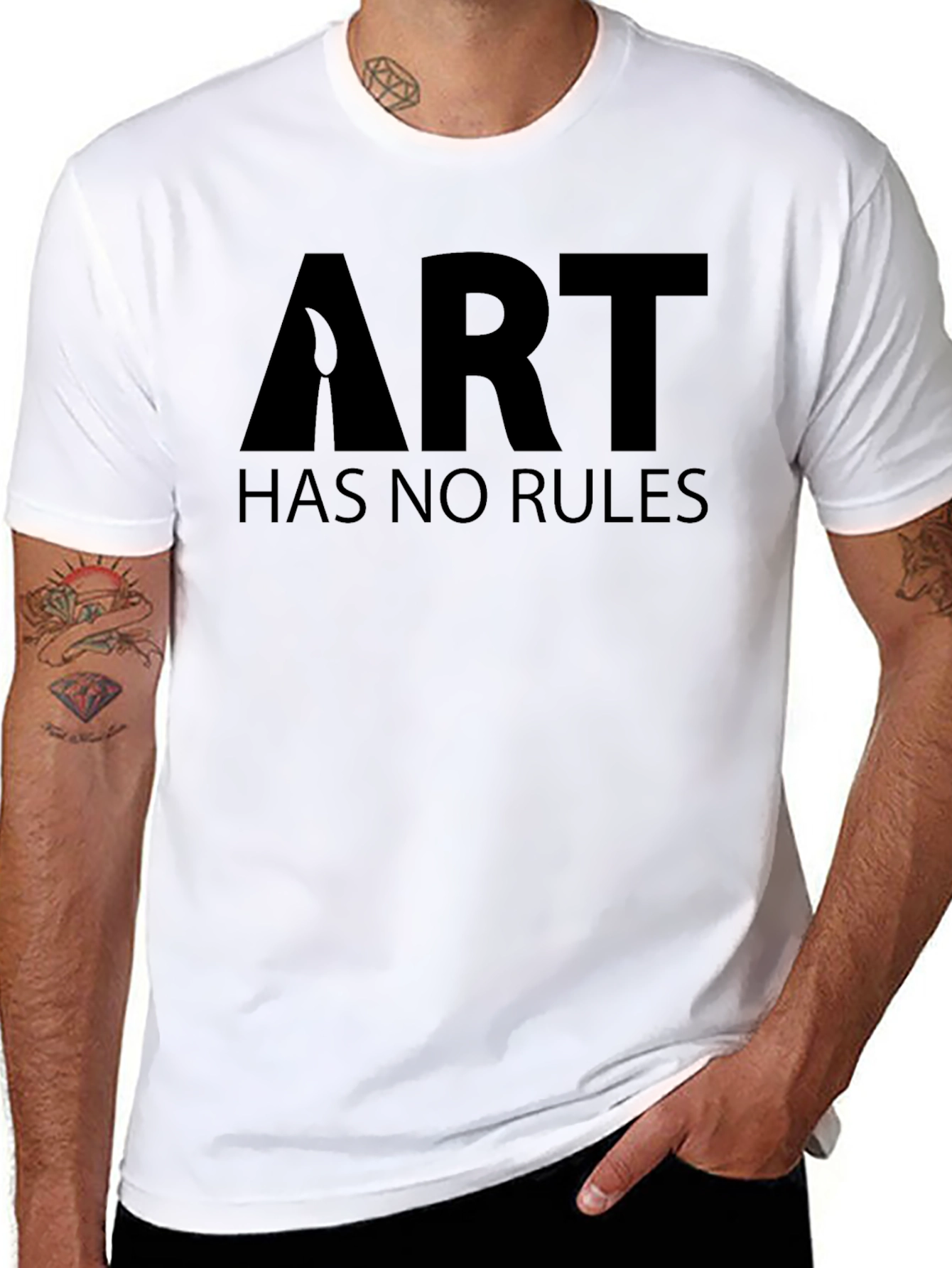 Art Has No Rules Graphic T-Shirt