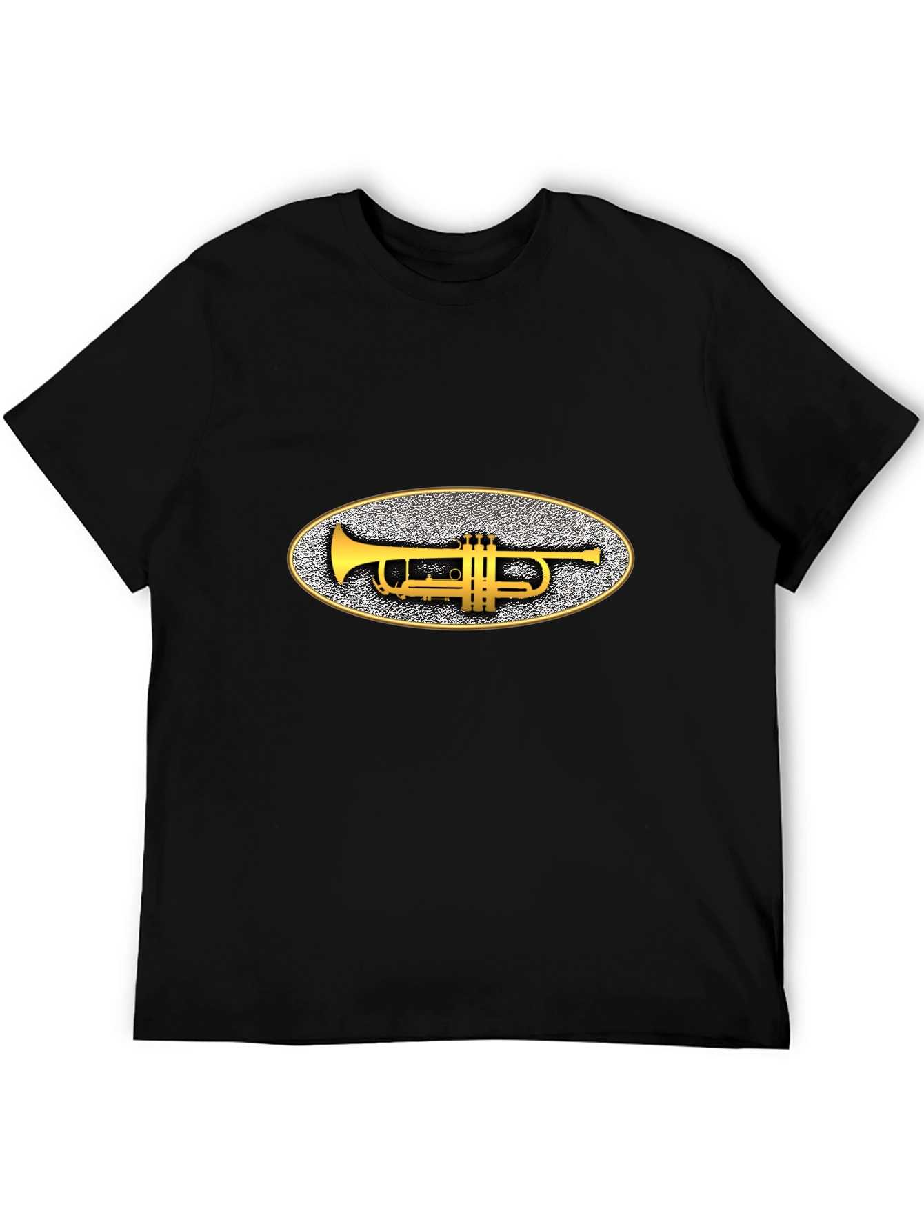 Trumpet Graphic Black T-Shirt