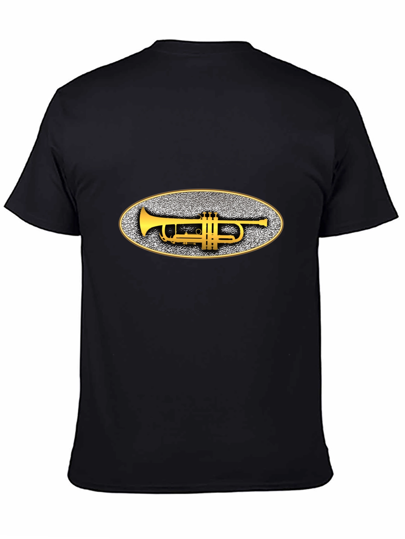 Trumpet Graphic Black T-Shirt