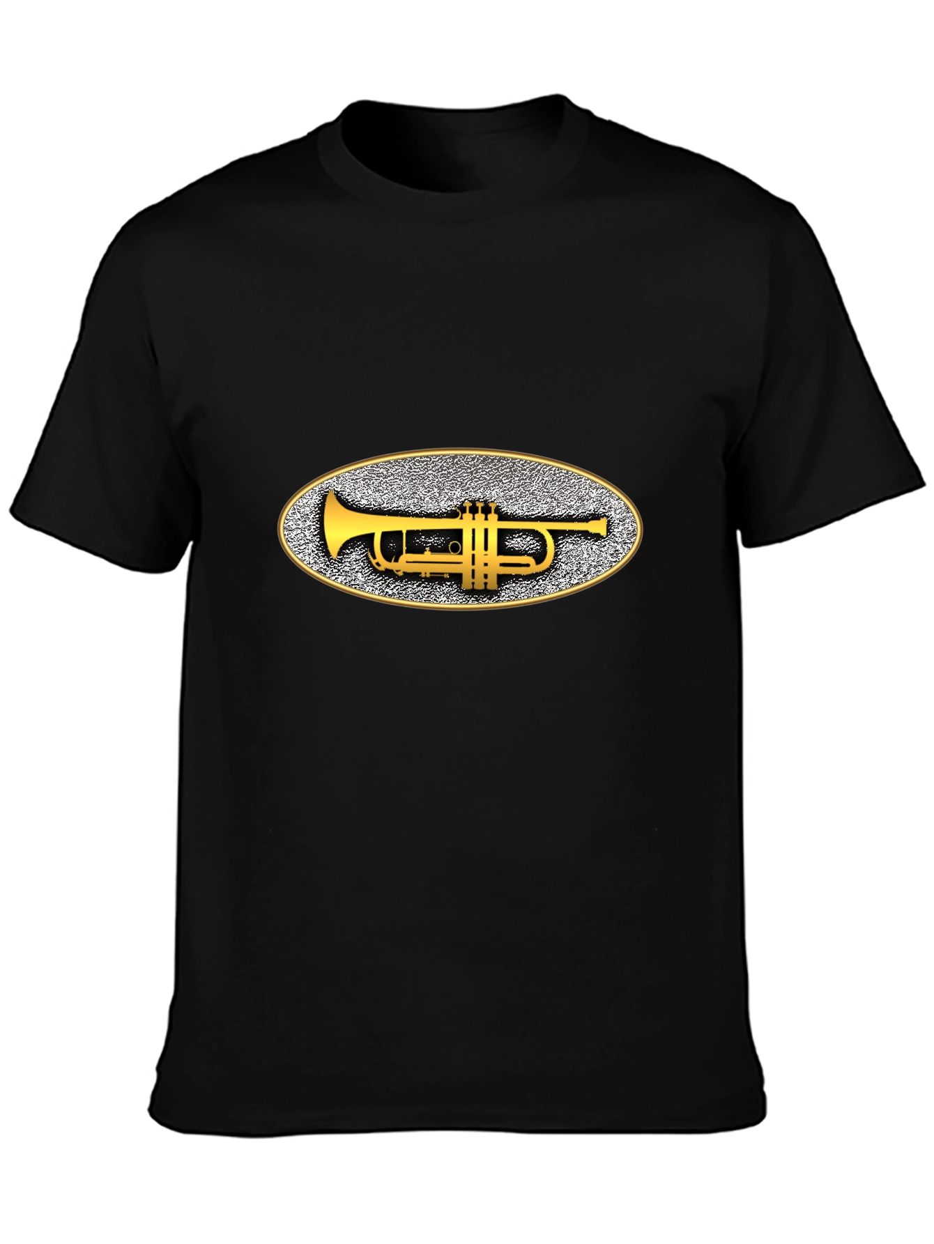 Trumpet Graphic Black T-Shirt