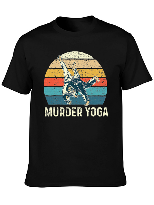 Murder Yoga T-Shirt - Vintage Style Martial Arts Tee